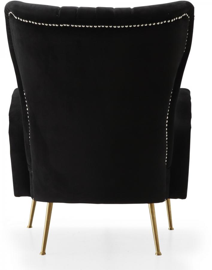 

        
Meridian Furniture Opera 532Black Accent Chair Black Velvet 00647899947148

