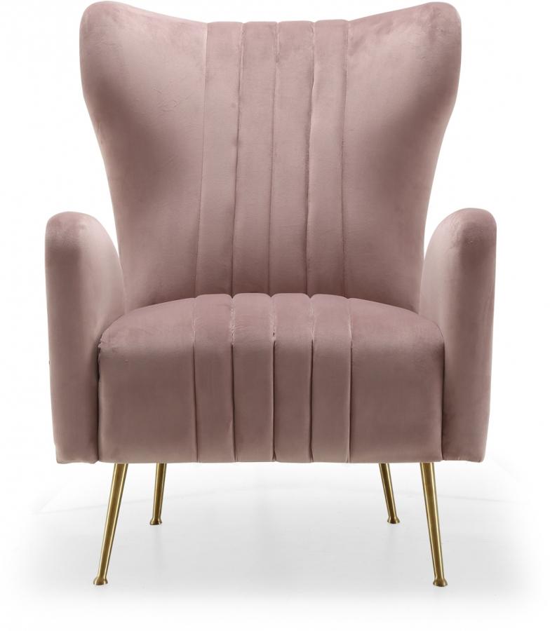 

        
Meridian Furniture Opera 532Pink Accent Chair Set Pink Velvet 00647899947155
