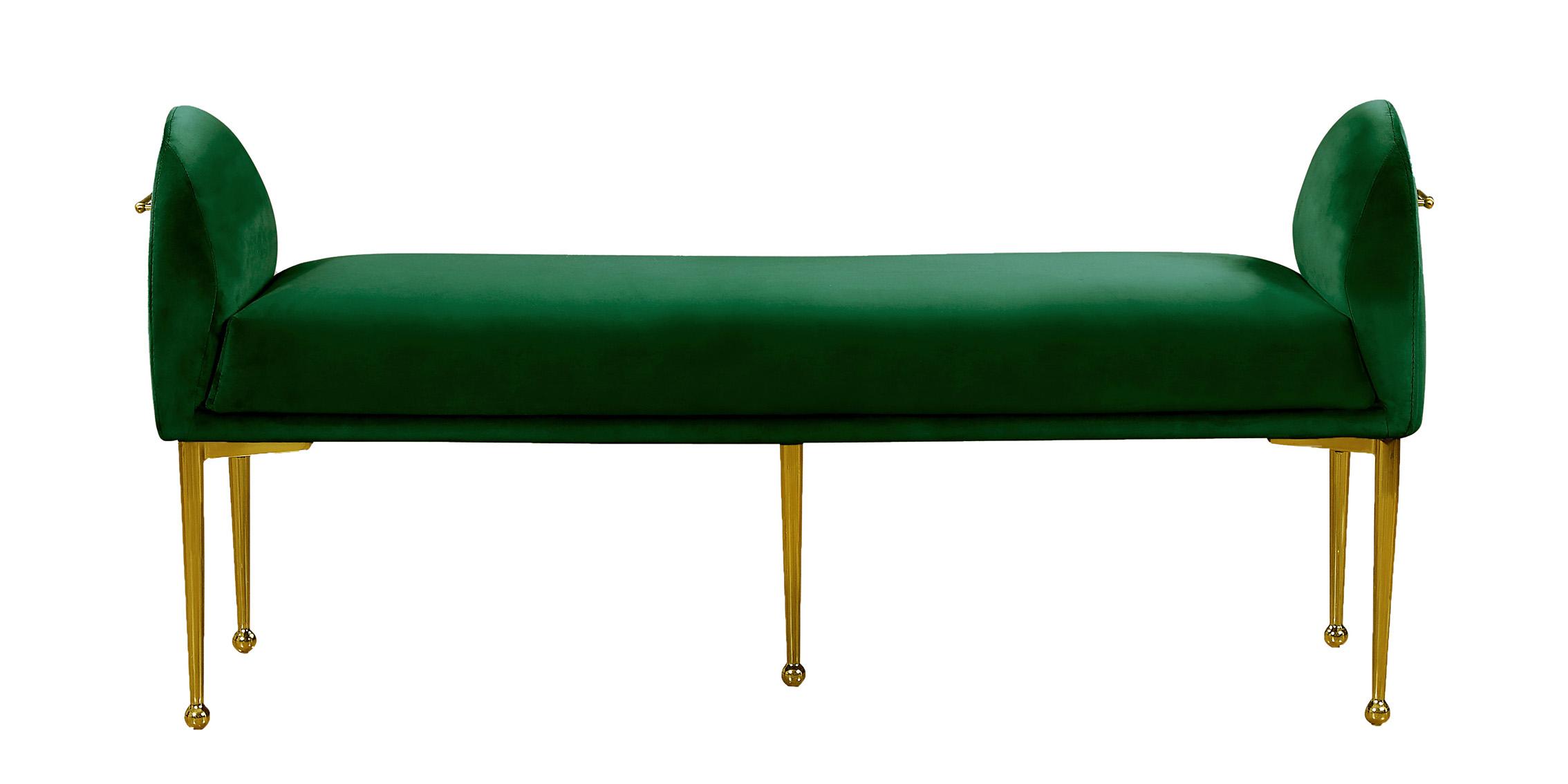 

        
Meridian Furniture Owen 144Green Benches Gold Finish/Green Velvet 647899953255
