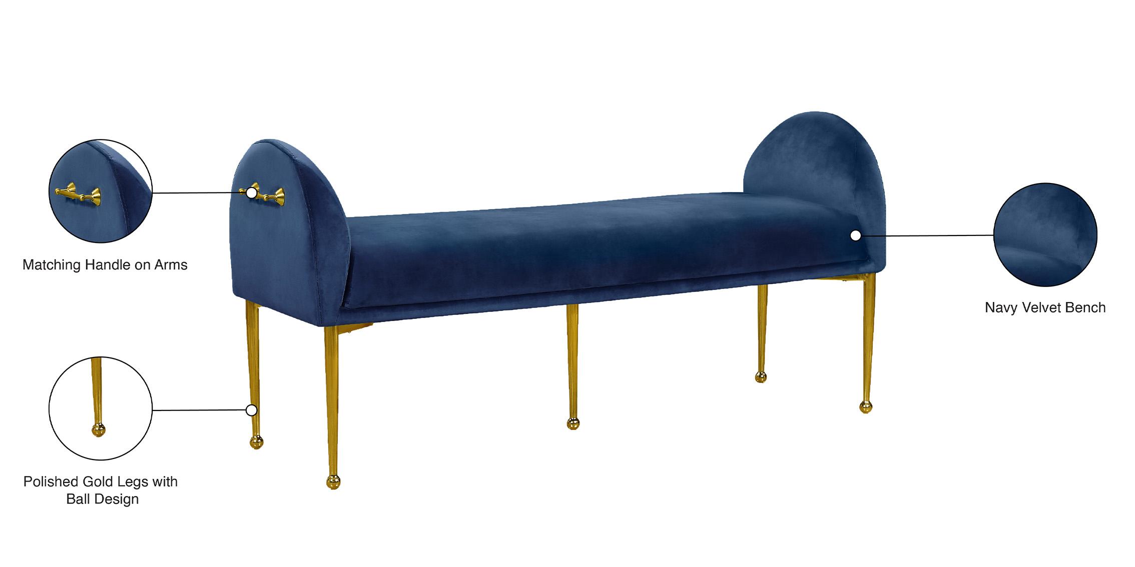 

    
144Navy Meridian Furniture Benches
