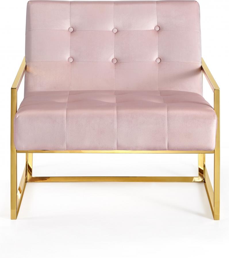

        
Meridian Furniture Pierre 523Pink-Set-2 Accent Chair Set Pink Velvet 00647899947490
