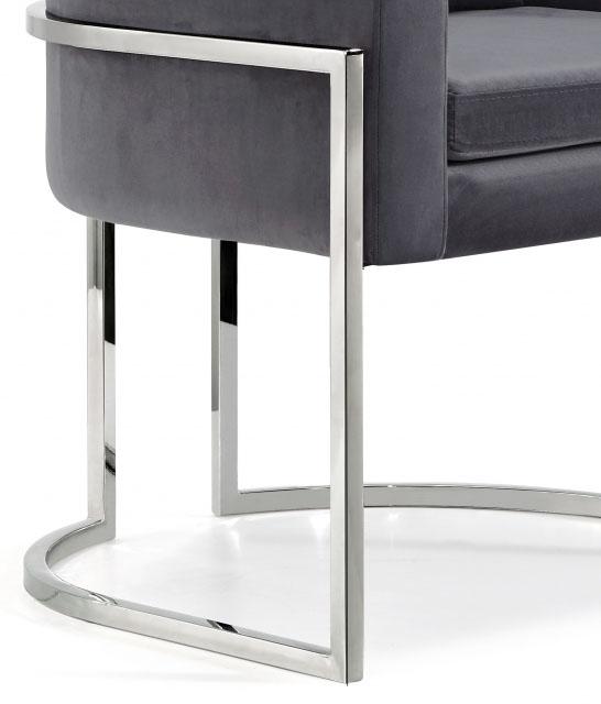 

        
Meridian Furniture Pippa 524Grey Accent Chair Set Gray Velvet 00647899949210
