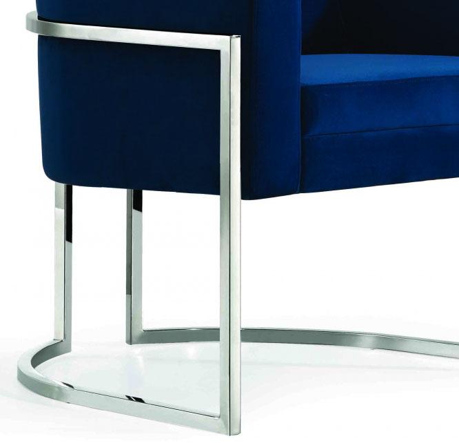 

        
Meridian Furniture Pippa 524Navy Accent Chair Set Navy Velvet 00647899948718
