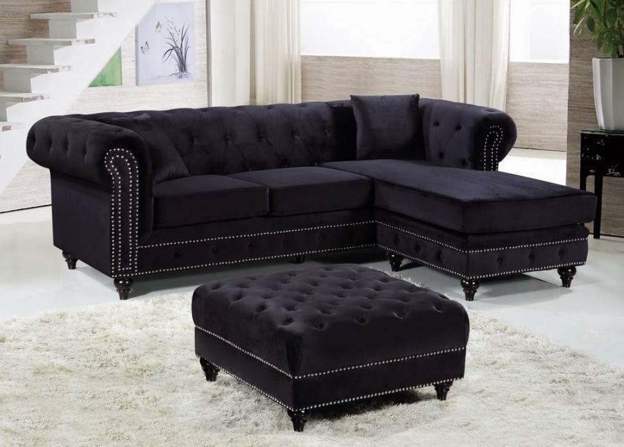 

    
Meridian Furniture Sabrina 667Black Sectional Sofa Set Black 667Black-Sectional-Set-2
