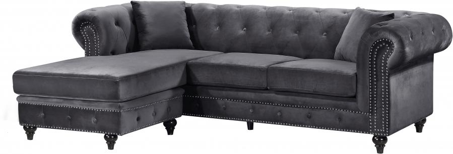 

    
667Grey-Sectional-Set-2 Meridian Furniture Sectional Sofa Set
