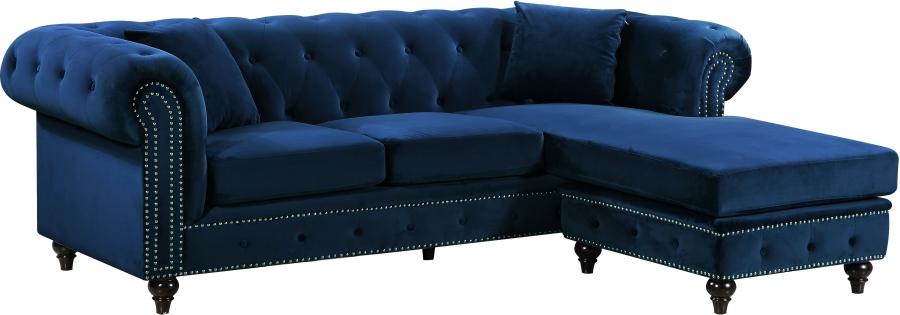 

    
667Navy-Sectional-Set-2 Meridian Furniture Sectional Sofa Set

