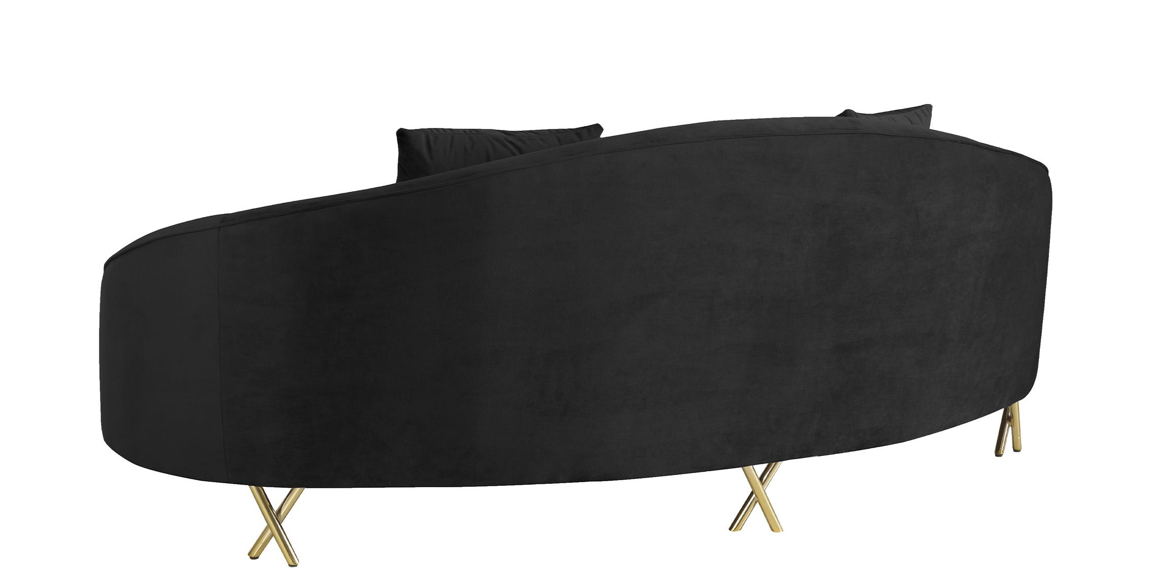 

        
704831400700Glam Black Velvet Sofa Set 3P SERPENTINE 679Black-S Meridian Contemporary Modern
