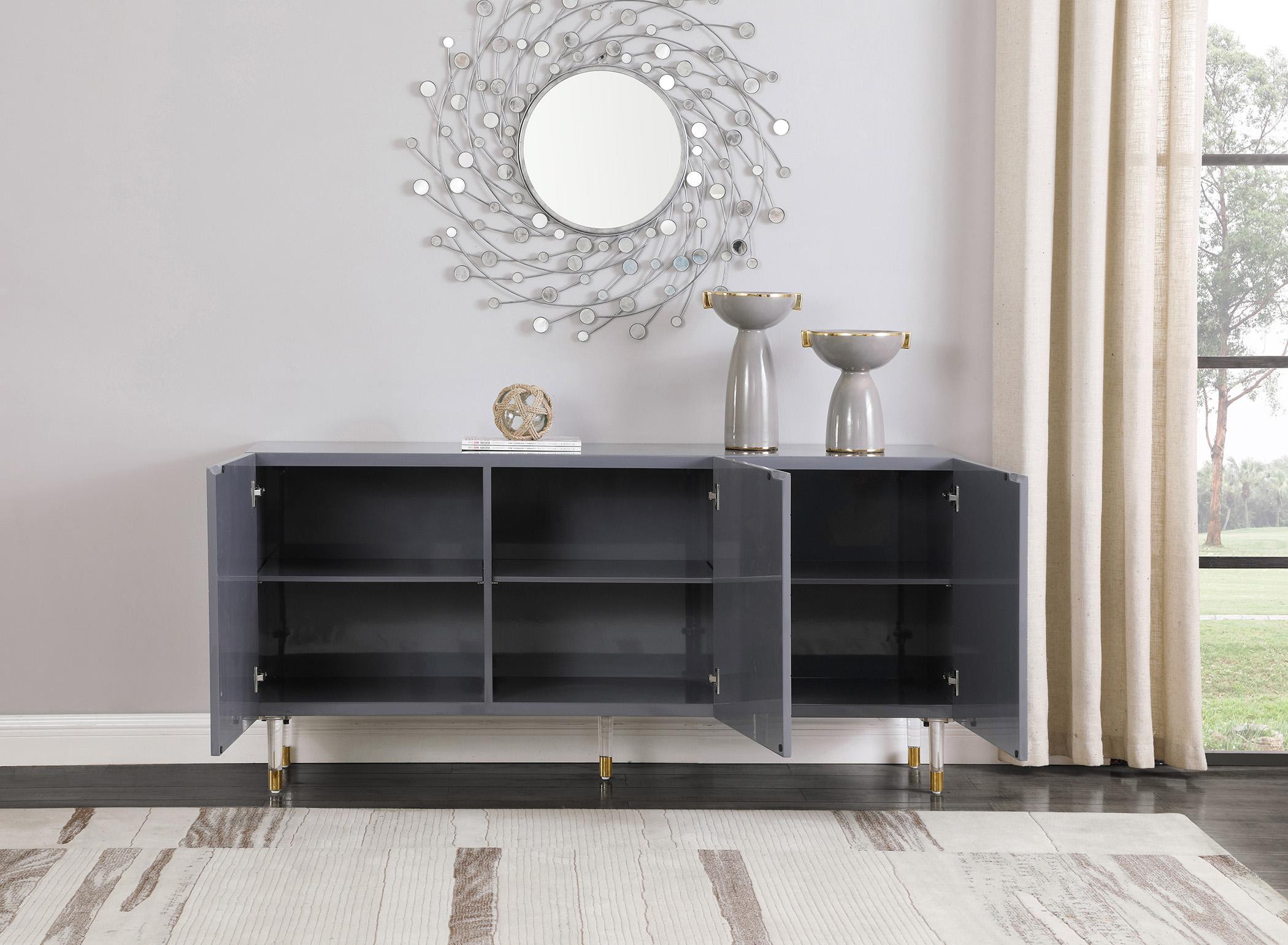 

        
Meridian Furniture STARBURST 317 Buffet Gray Lacquer 704831403282
