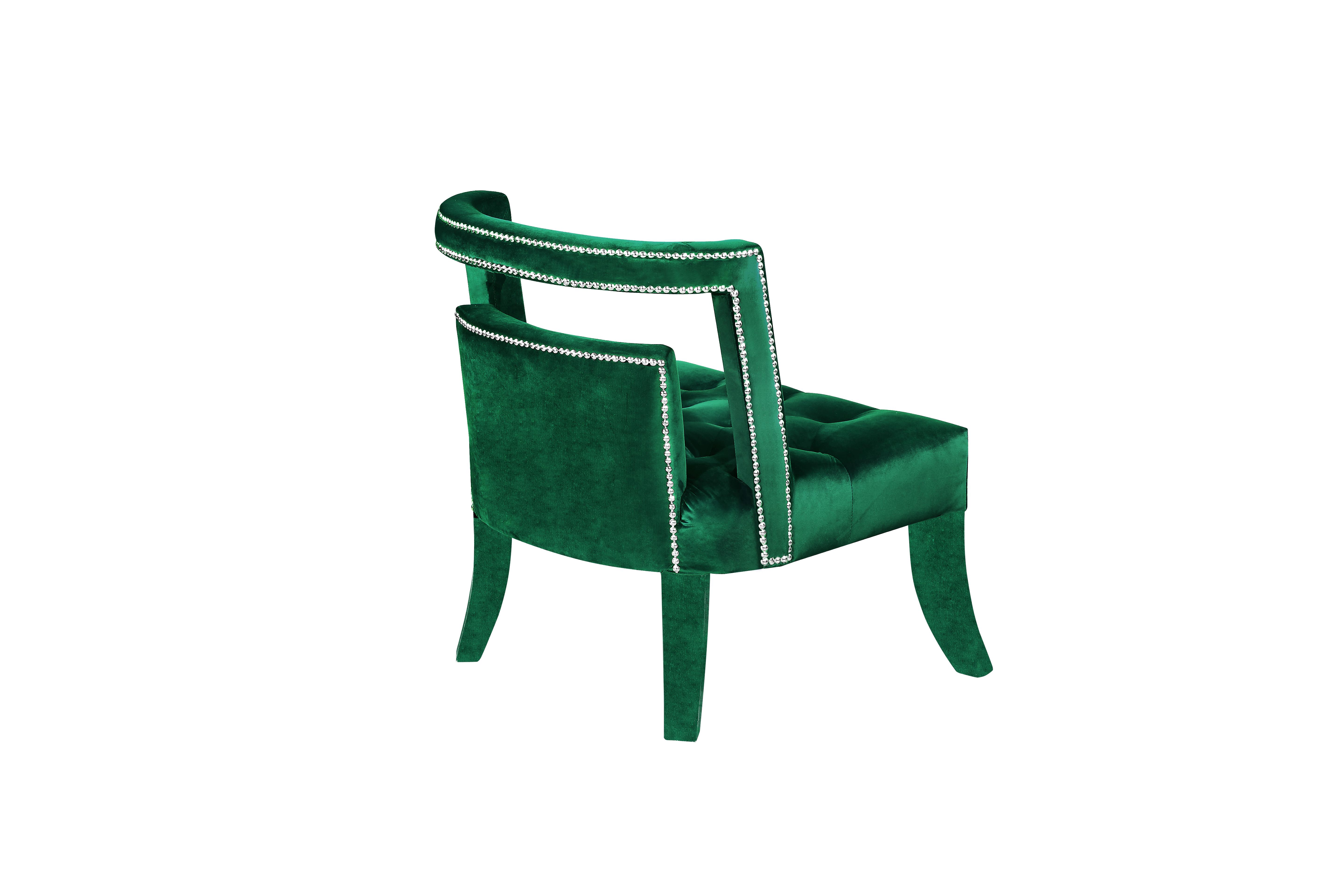 

    
Meridian Furniture Tribeca Contemporary Accent Chair in Green
