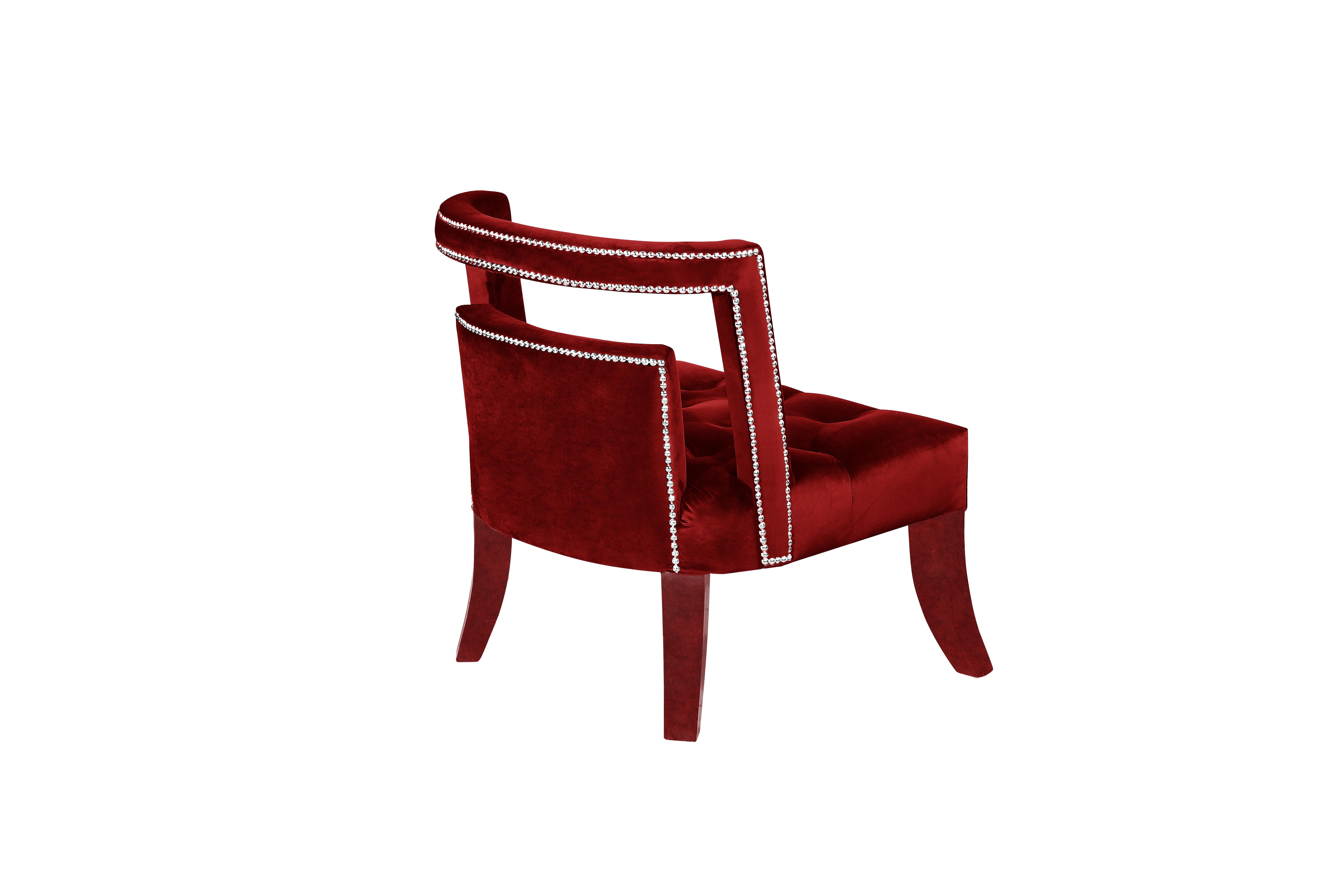 

        
Meridian Furniture Tribeca 546  Burgundy Velvet 00647899945762
