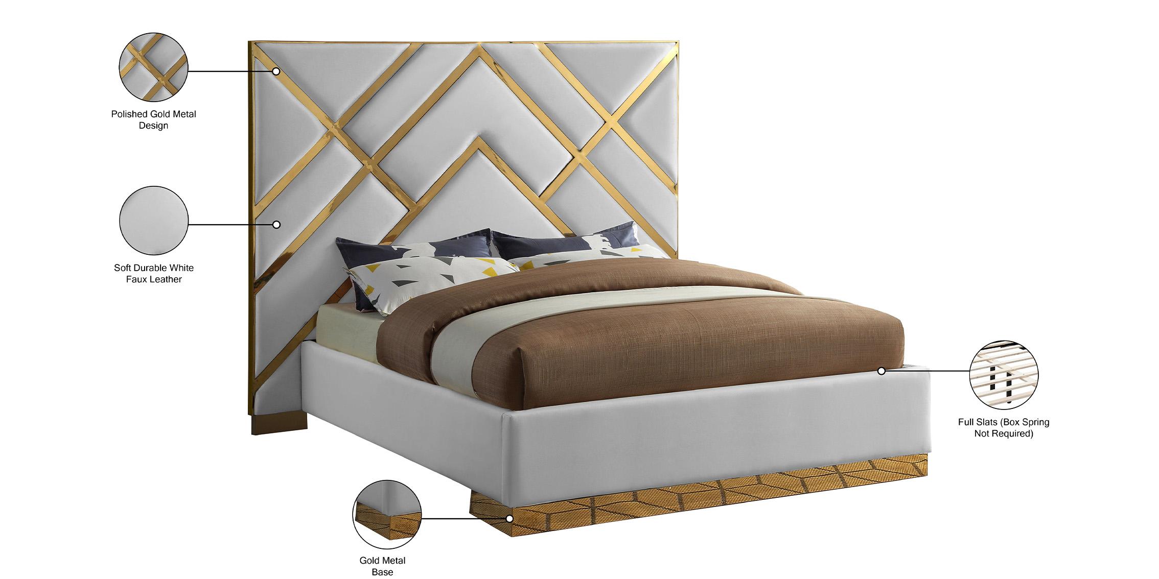 

    
VectorWhite-K Meridian Furniture Platform Bed
