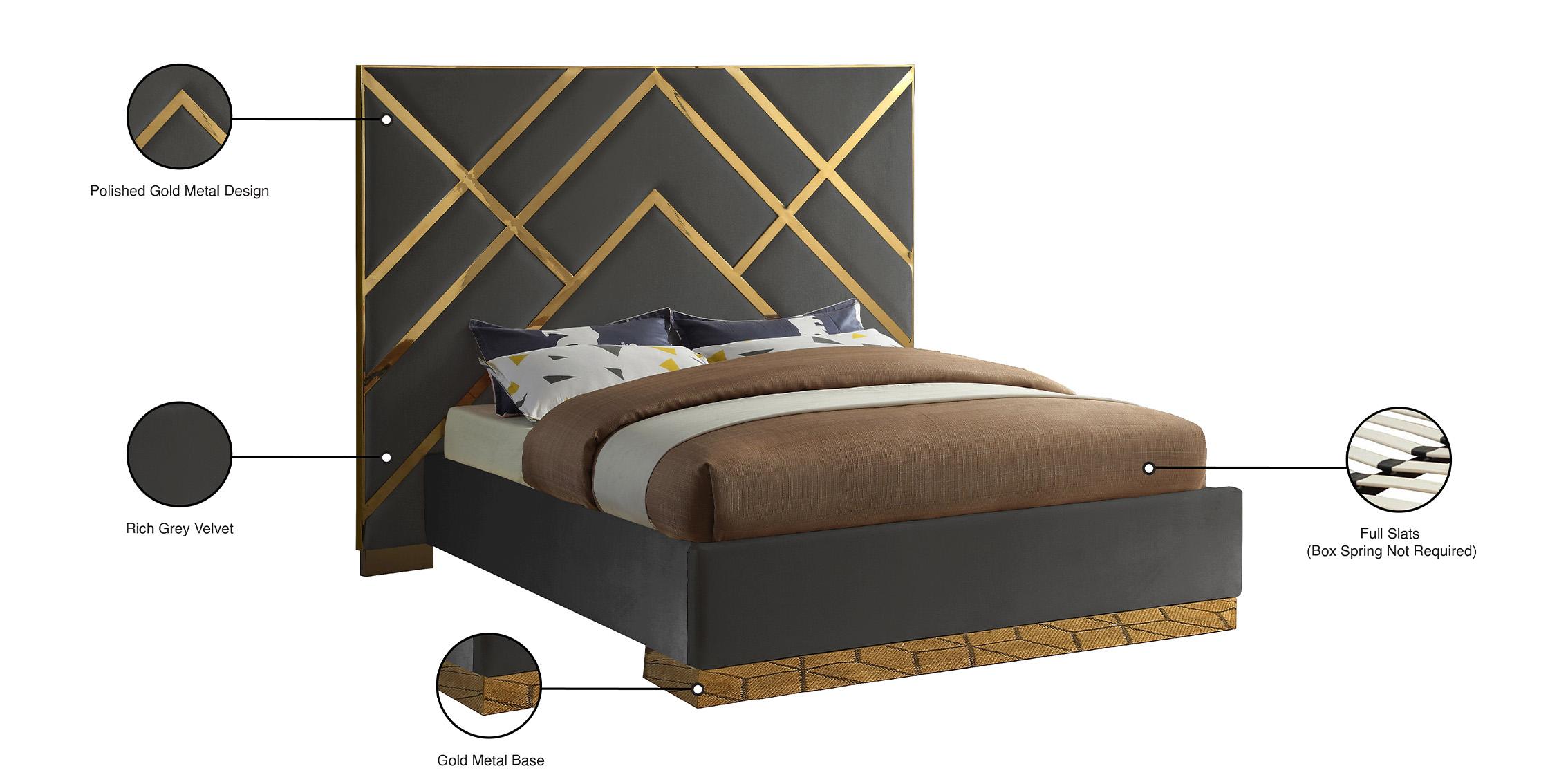 

    
VectorGrey-K Meridian Furniture Platform Bed
