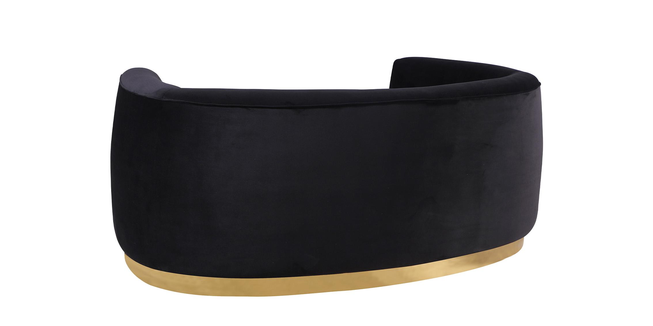 

    
 Order  Glam Black Velvet Sofa Set 3Pcs 620Black-S Julian Meridian Contemporary Modern
