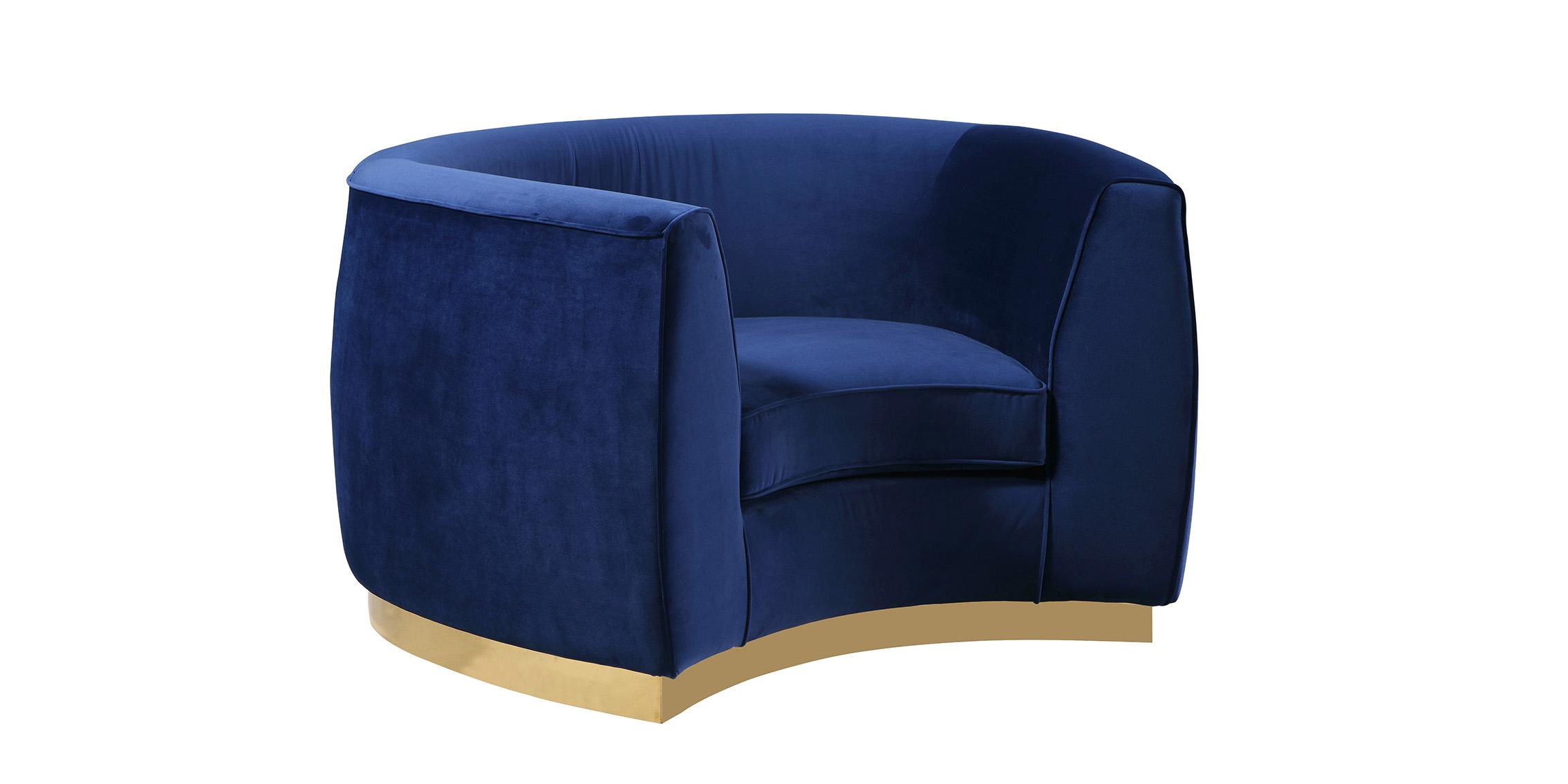 

    
 Order  Glam Navy Velvet Sofa Set 3Pcs Julian 620Navy-S Meridian Modern Contemporary
