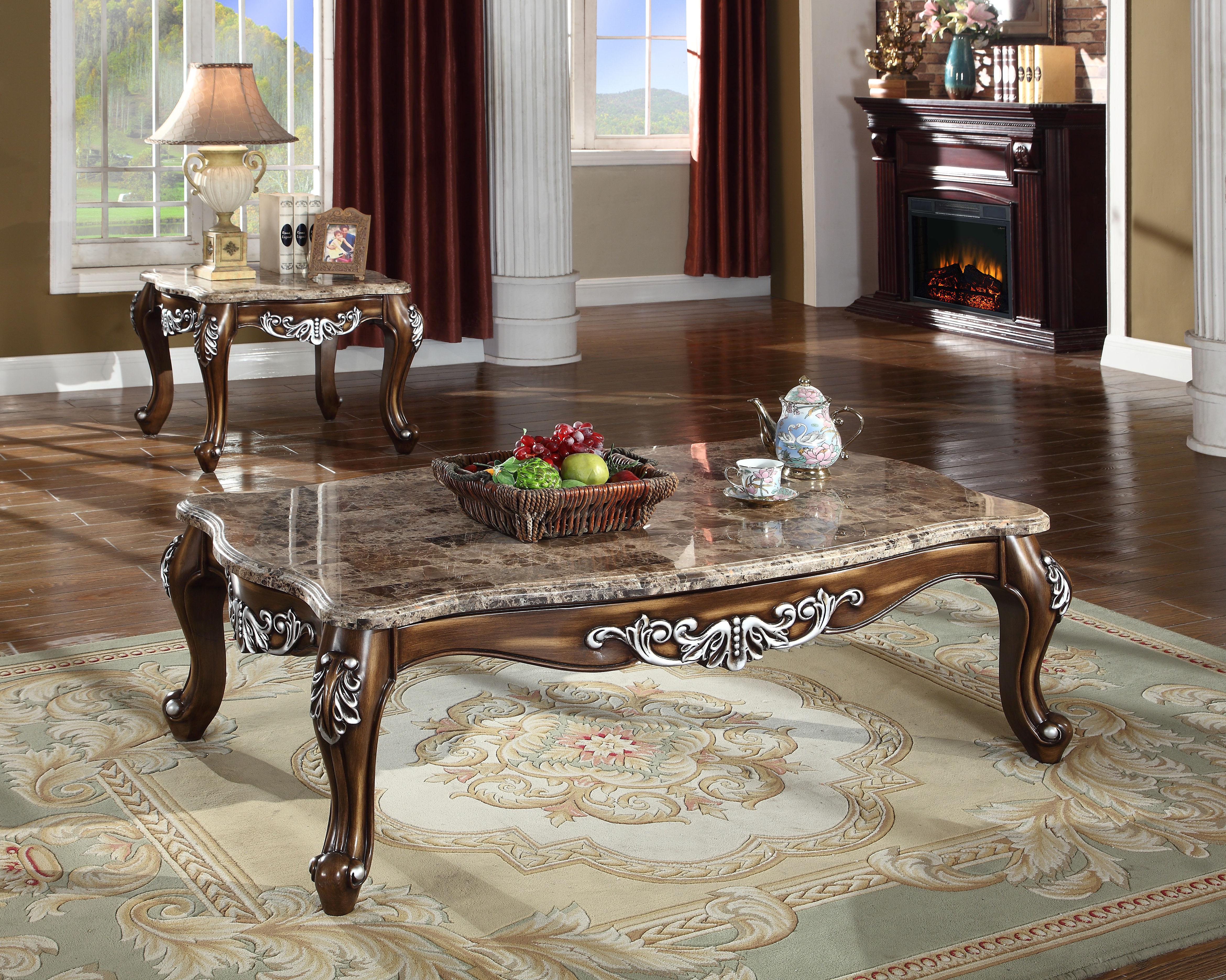 

    
Meridian Furniture 203 Sandro Coffee Table Set 3Pcs Light Cherry Hand Crafted  Traditional

