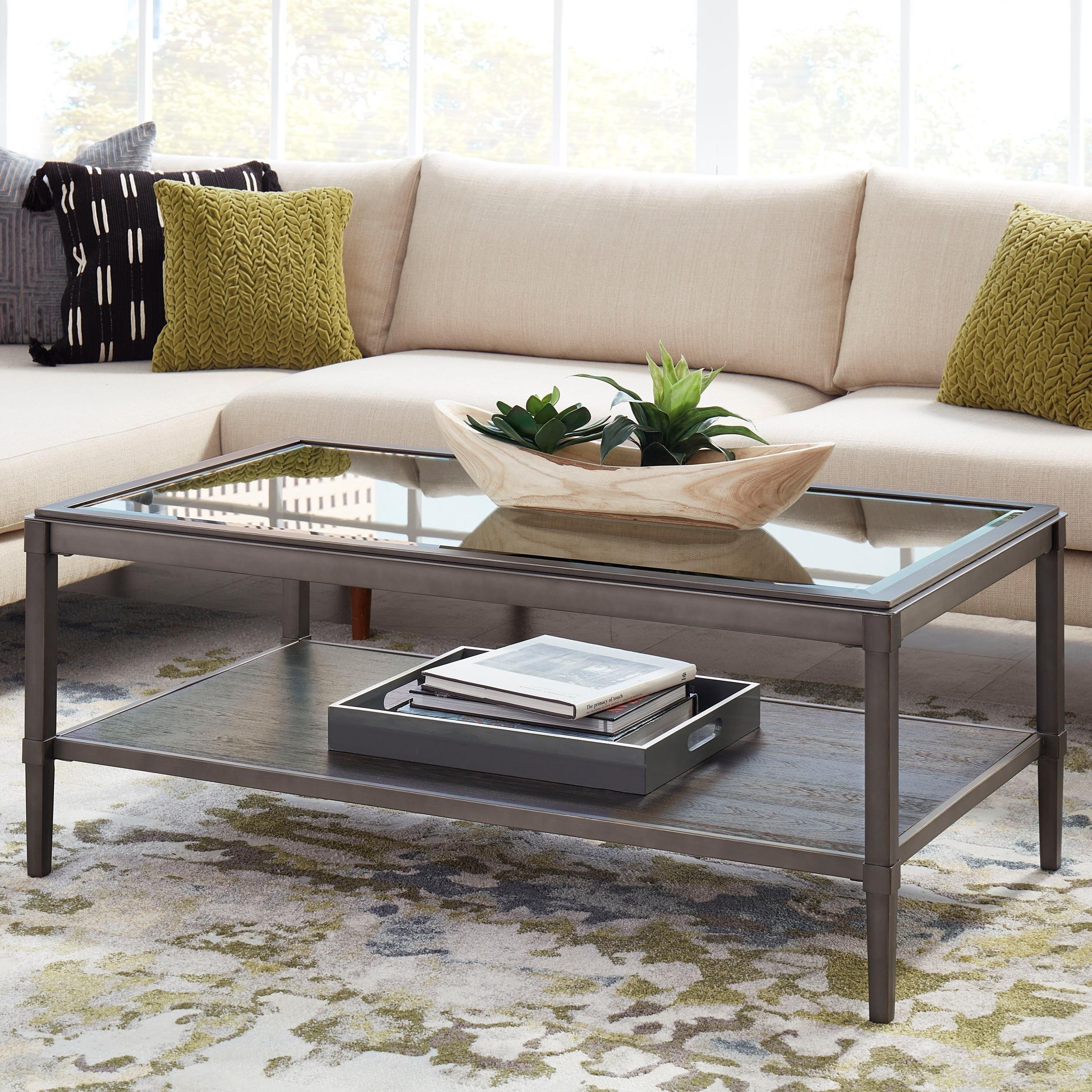 

    
Metal Coffee Table Set 2Pcs in Shadow Modern GORDON by Modus Furniture
