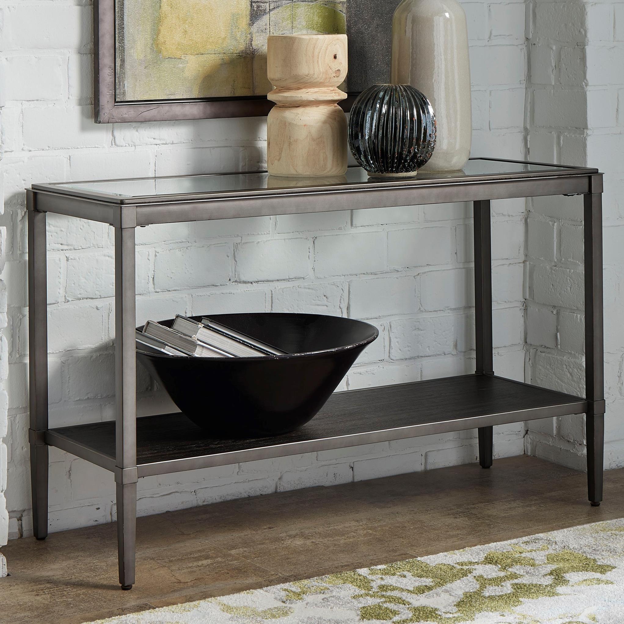 

    
Metal Console Table in Shadow Modern GORDON by Modus Furniture
