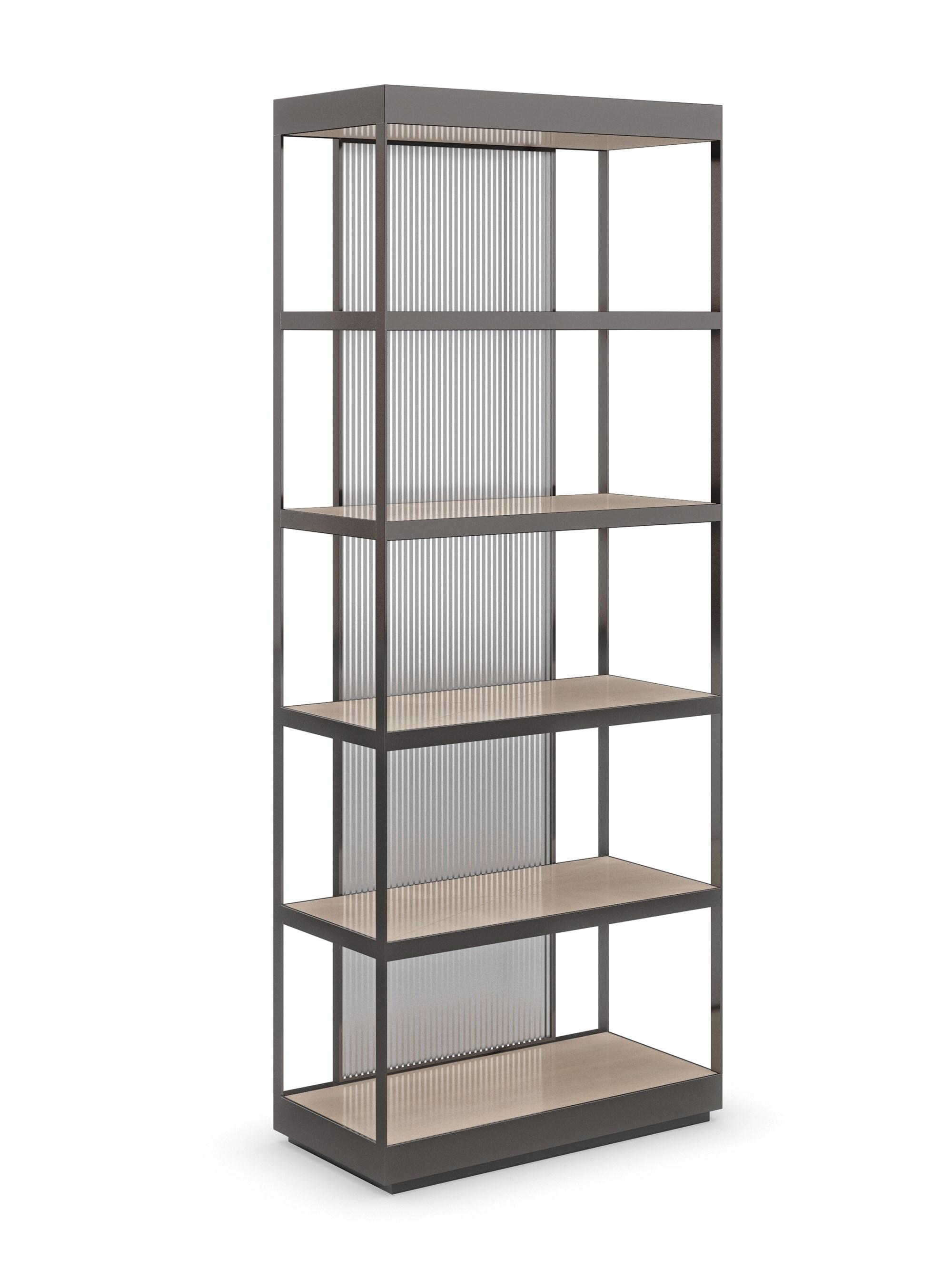 

    
Metal Frame in Deep Bronze & Woodland Gray SHELF LIFE by Caracole
