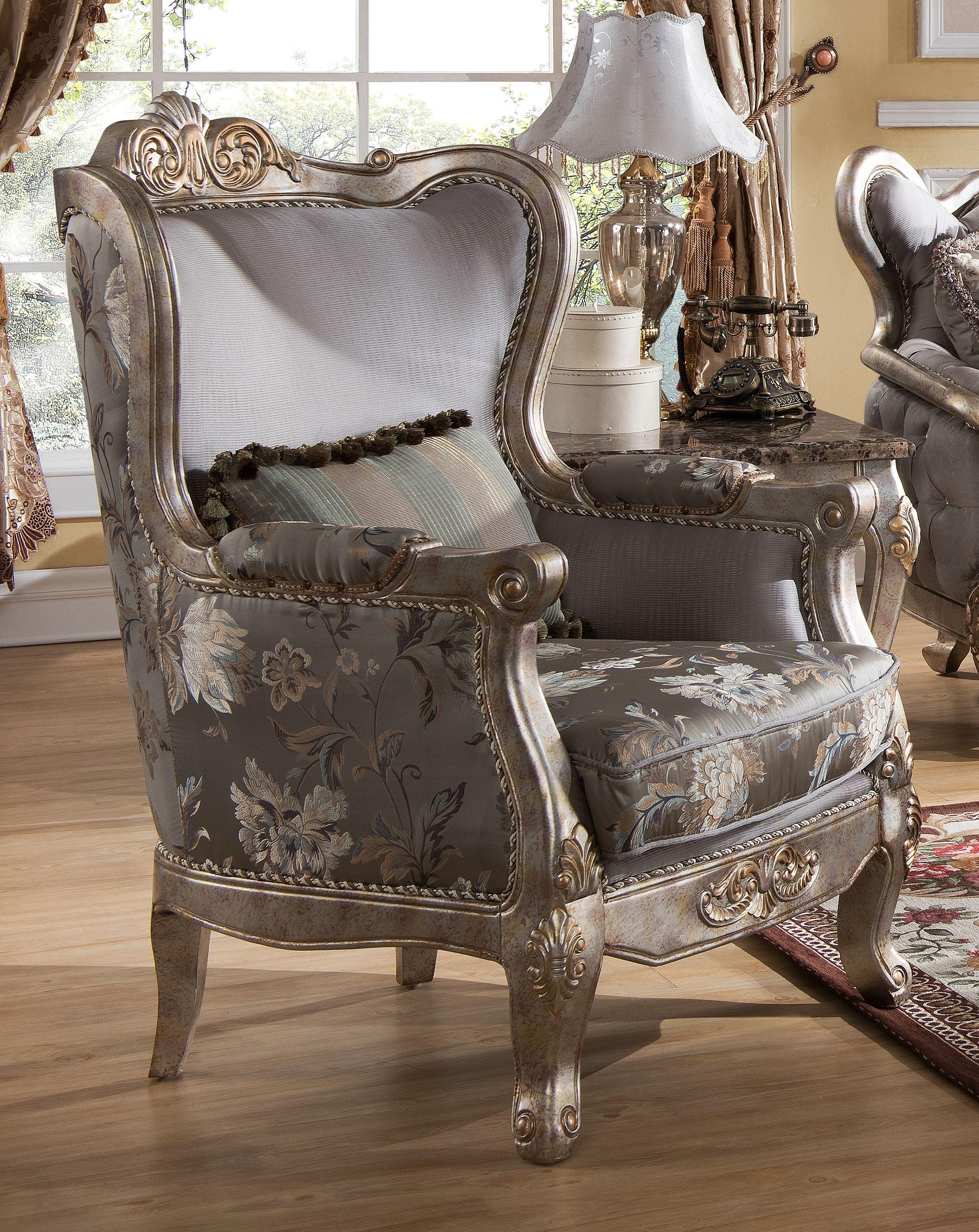 

        
Cosmos Furniture Oprah Sofa Loveseat and Chair Set Metallic Fabric 810053743621
