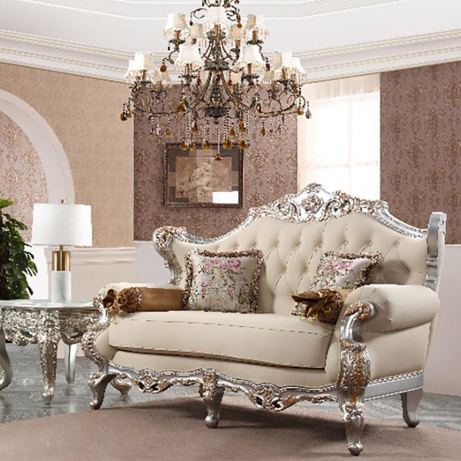 

                    
Homey Design Furniture HD-91633 Sofa Set Metallic/Gold Finish Fabric Purchase 
