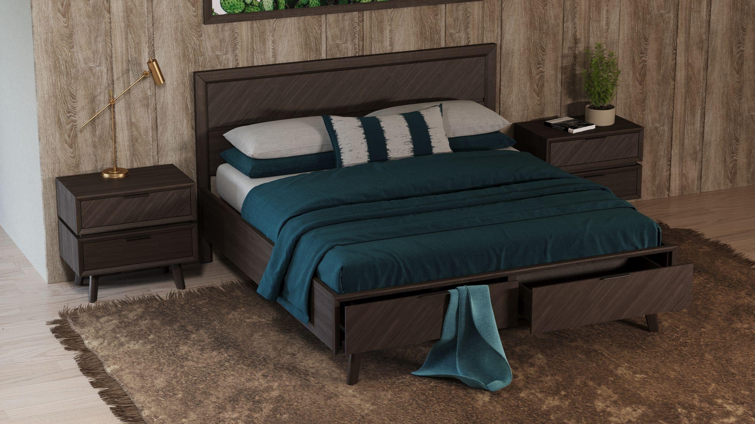 

    
VGWDROGER-BRN-BED VIG Furniture Panel Bed
