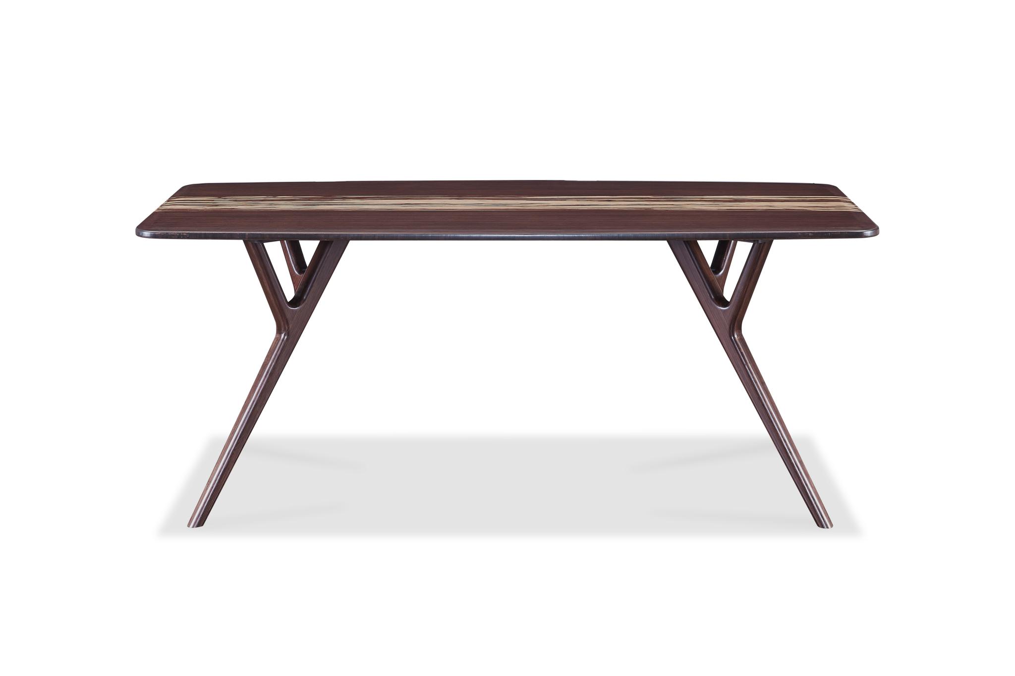

    
GA0008SA-G0023SA-Set-7 Bamboo Dining Table Set 7Pcs Sable Mid-century Azara /Currant by Greenington
