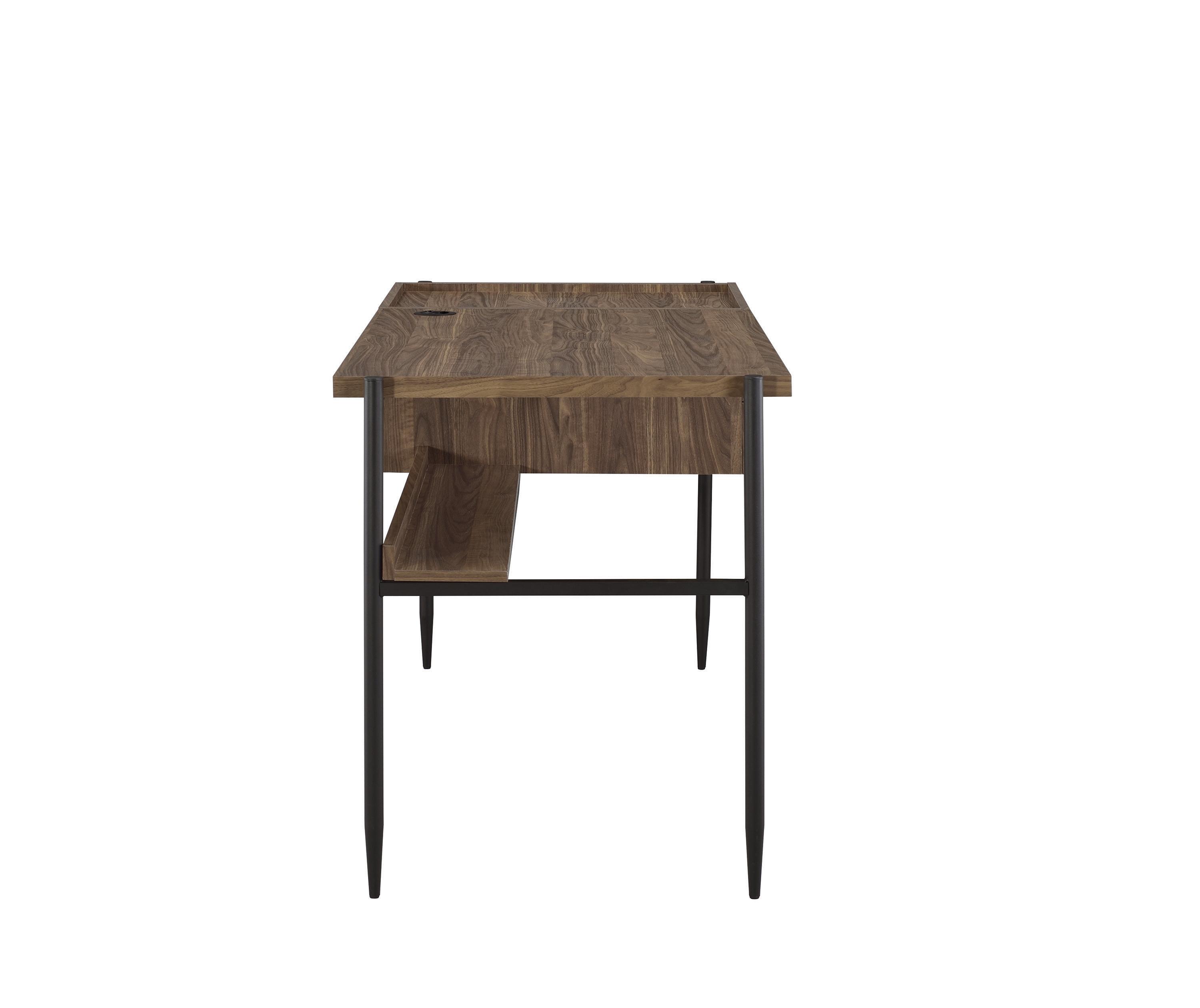 

    
804291 Mid-century Modern Aged Walnut Metal & Wood Writing Desk Coaster 804291 Laxton
