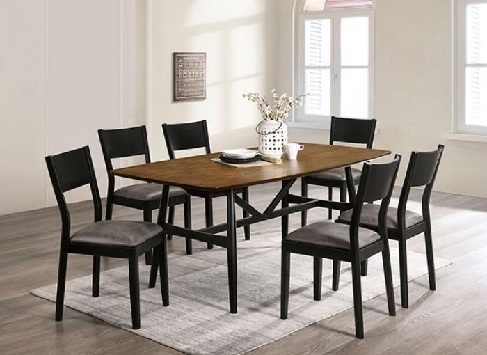 

    
Mid-century Modern Antique Oak & Black Solid Wood Dining Table Furniture of America CM3548A-T Oberwil

