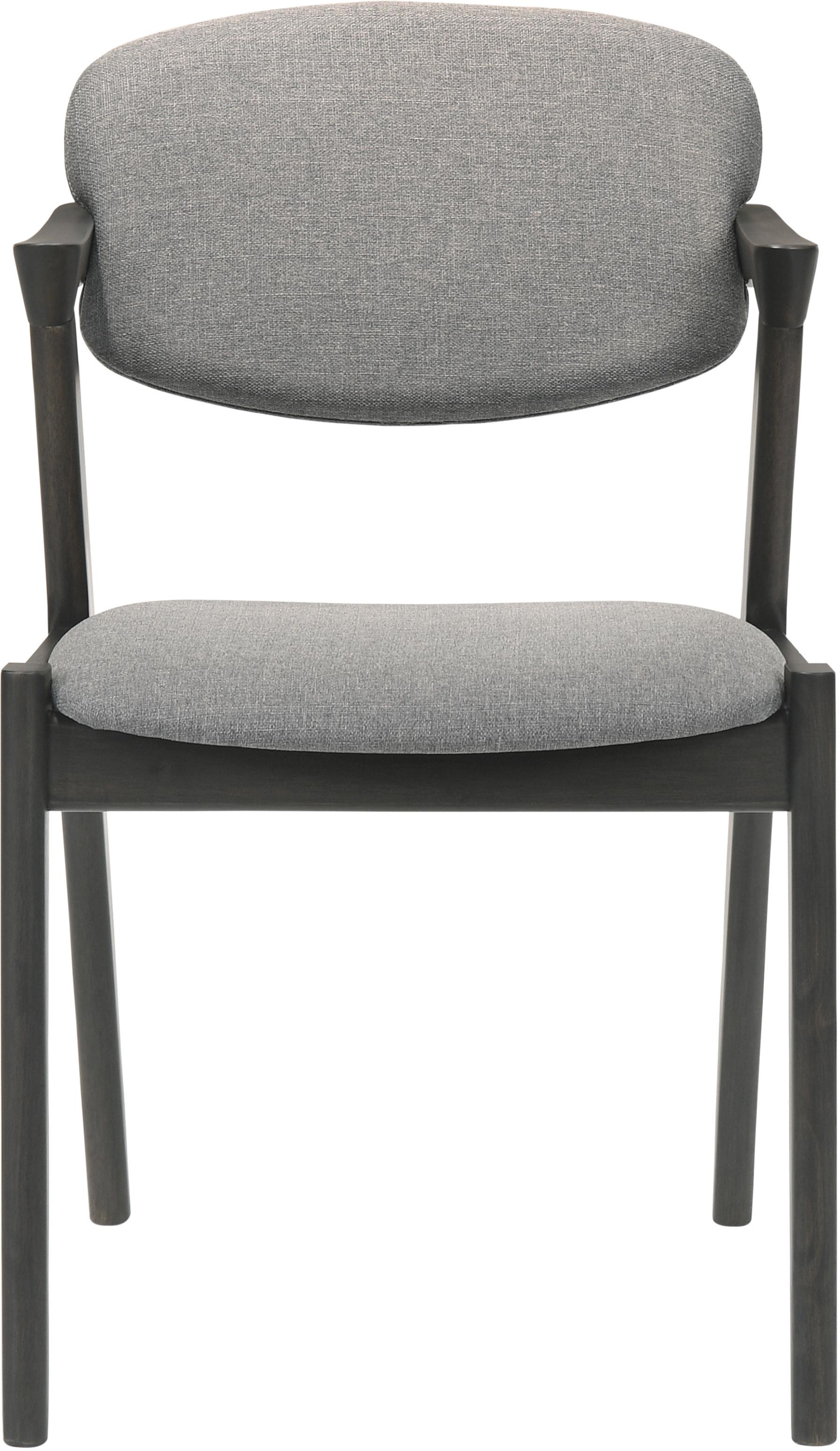 

    
Mid-century Modern Brown Gray Fabric Side Chair Set 2pcs Coaster 115112 Stevie
