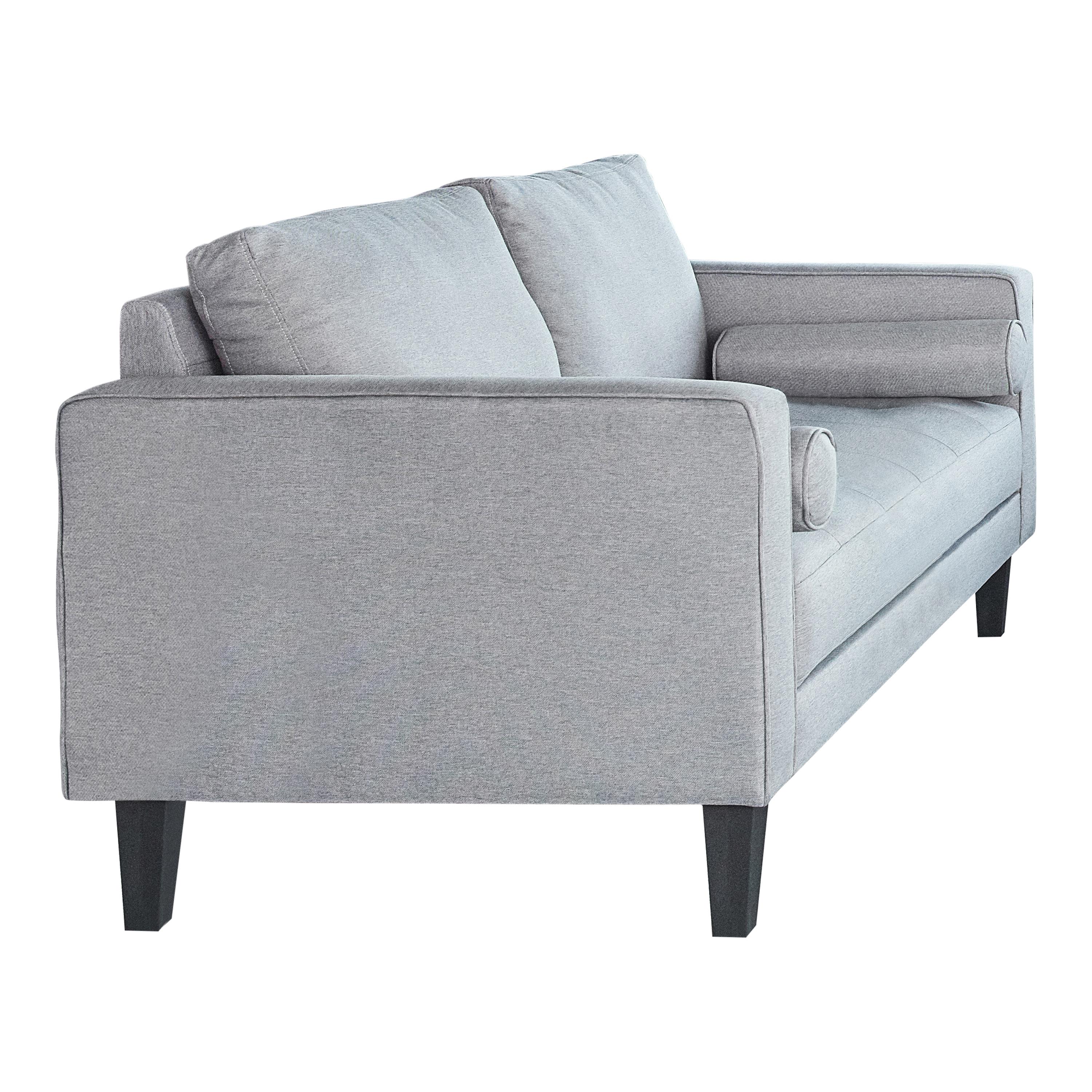 

    
Mid-century Modern Charcoal Linen-like Fabric Living Room Set 2pcs Coaster 509051-S2 Lennox

