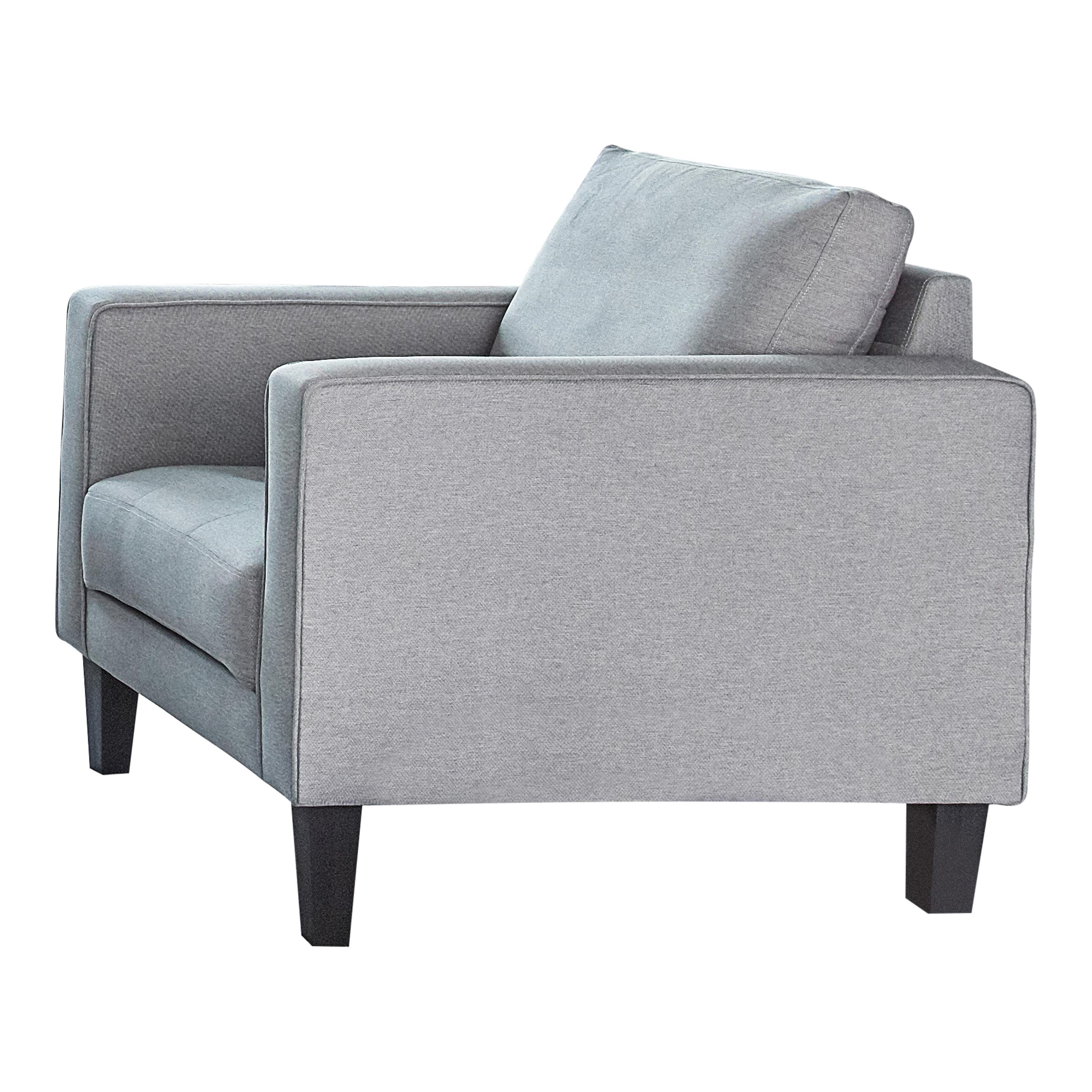 

                    
Coaster 509051-S3 Lennox Living Room Set Charcoal Linen-like Fabric Purchase 
