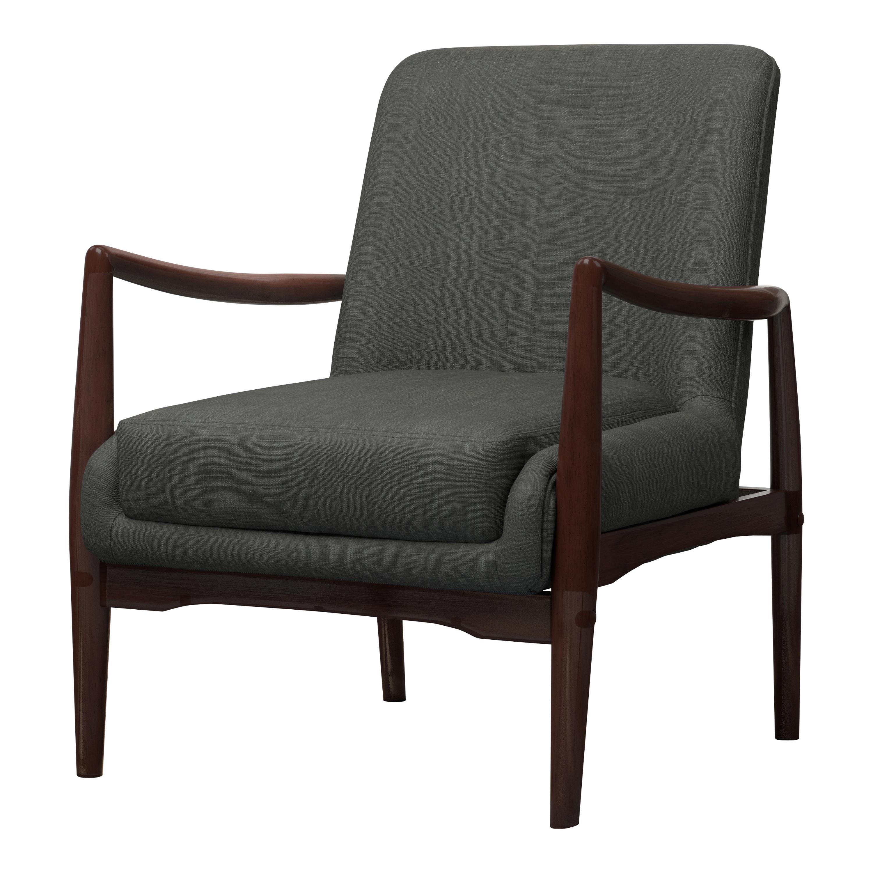 Modern Accent Chair 905583 905583 in Dark Gray 