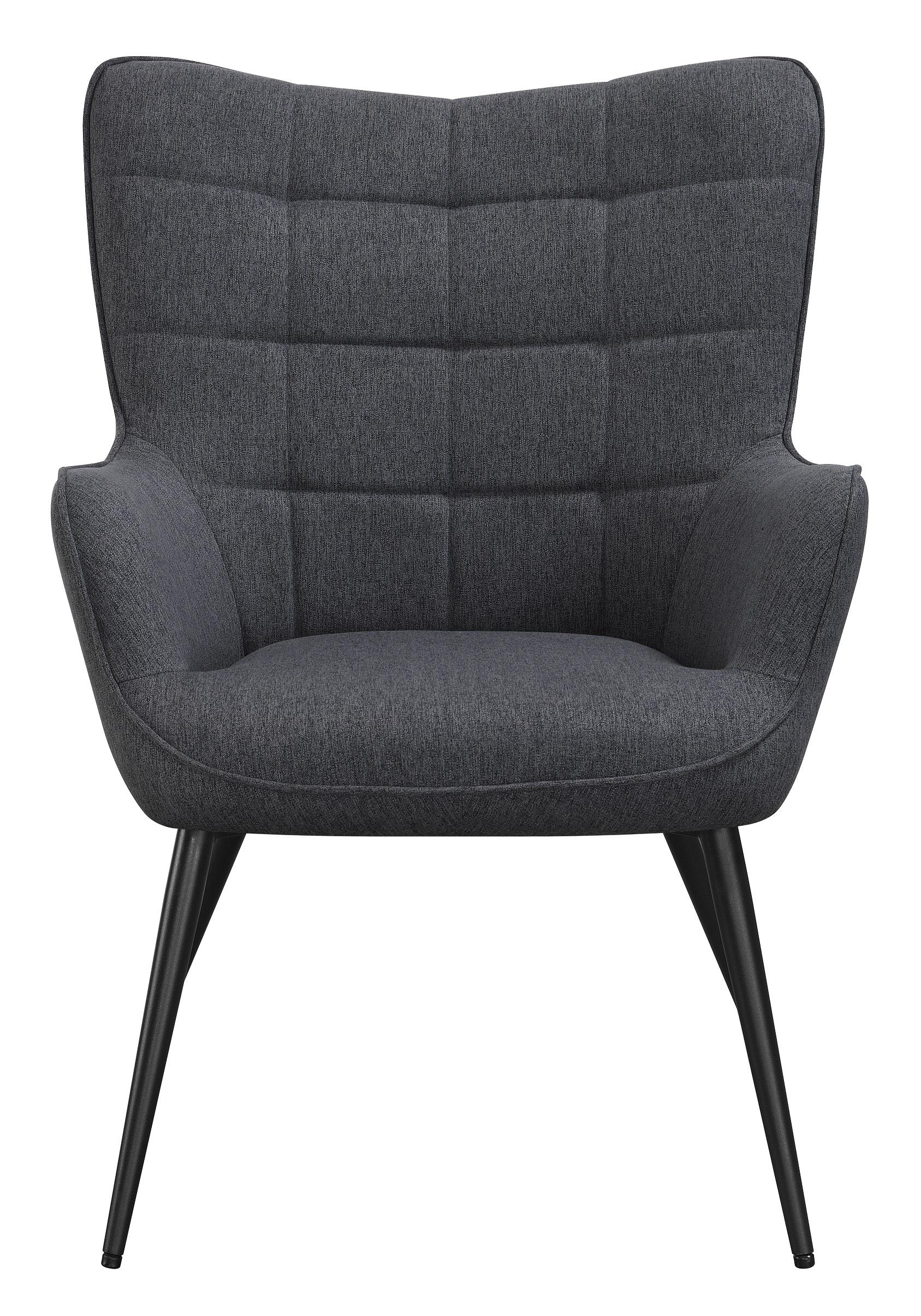

    
Mid-century Modern Gray Woven Fabric Accent Chair Coaster 909466
