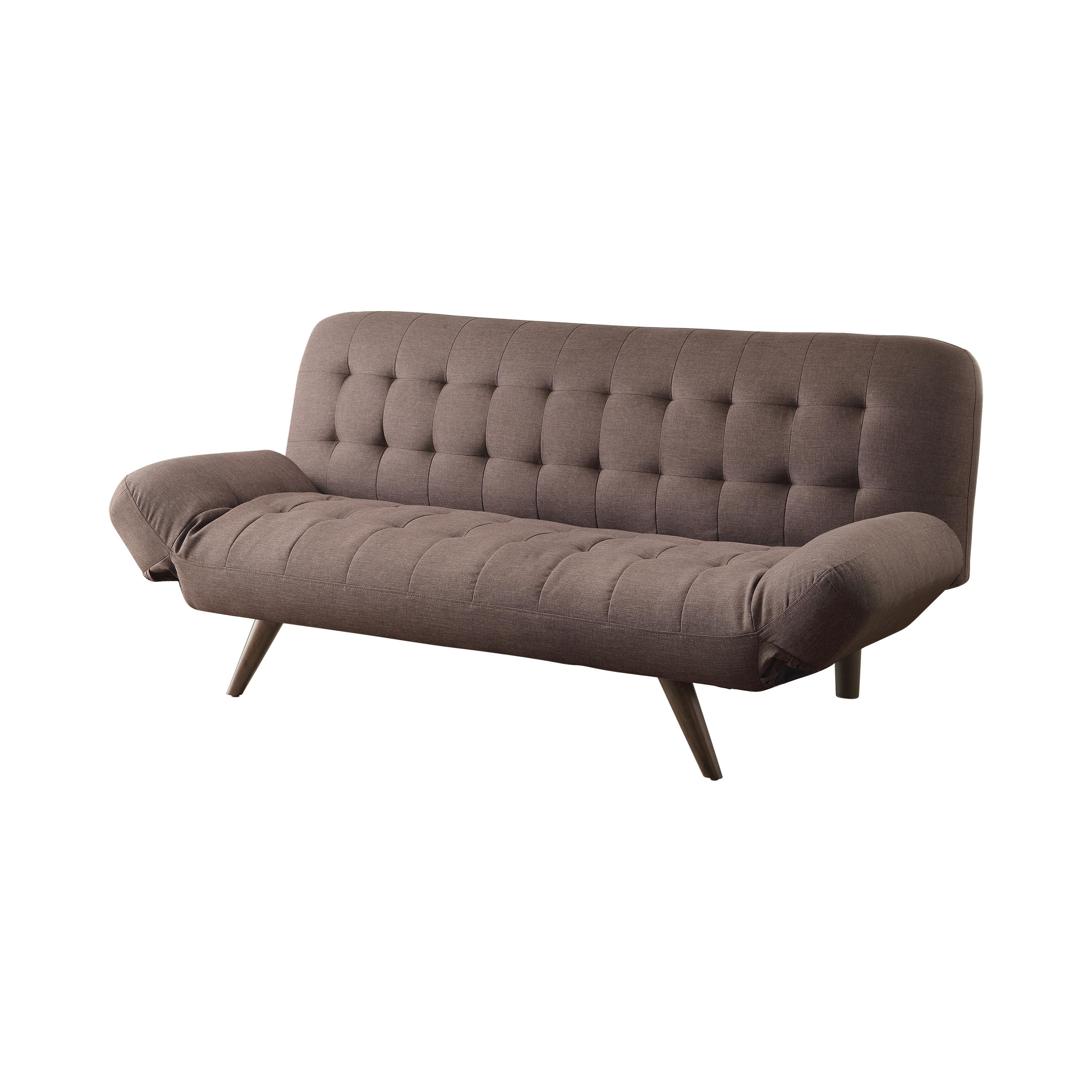 

    
Mid-century Modern Mink Gray Woven Fabric Sofa Bed Coaster 500041 Janet

