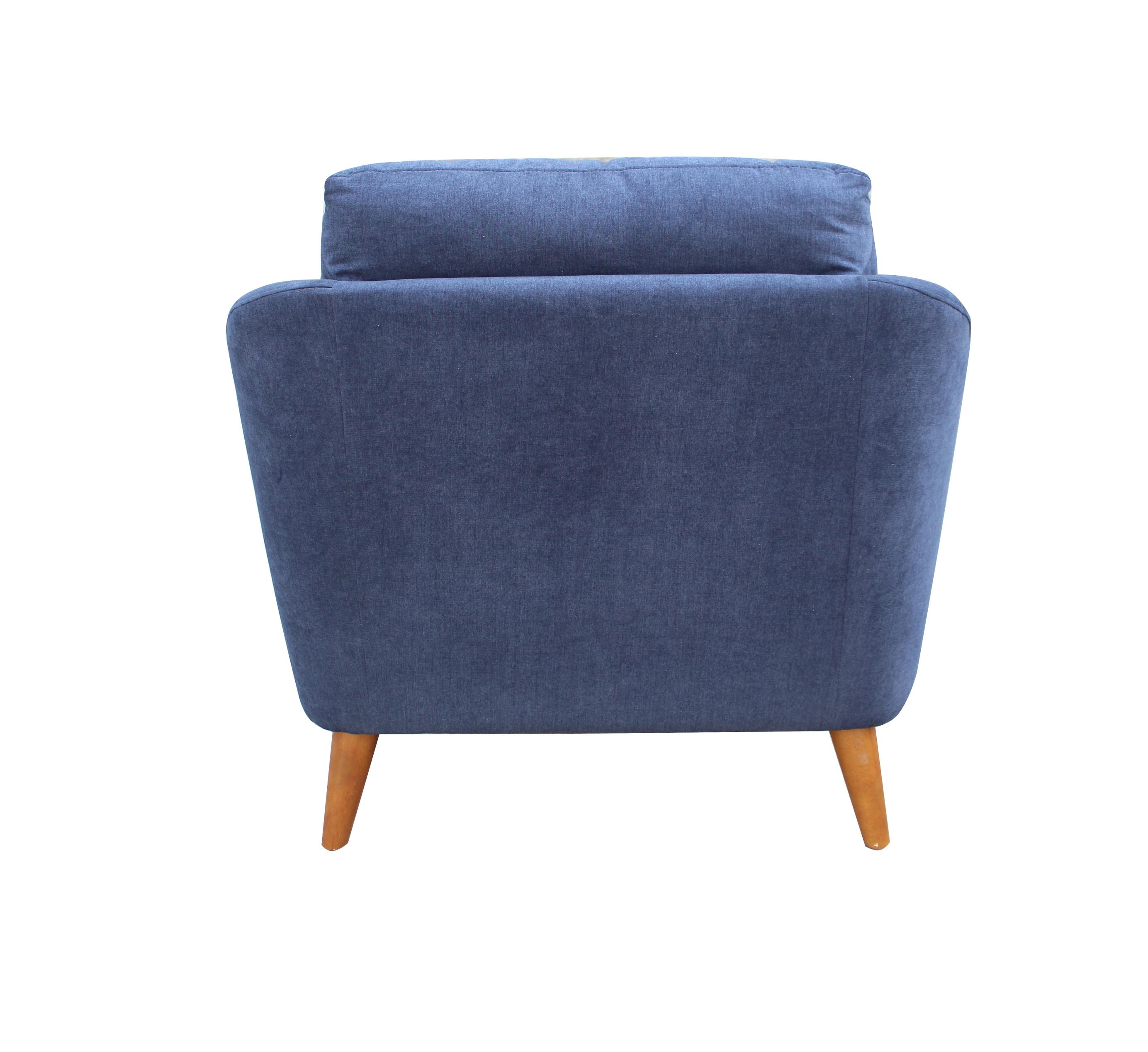 

    
 Order  Mid-century Modern Navy Blue Woven Fabric Living Room Set 3pcs Coaster 509514-S3 Gano
