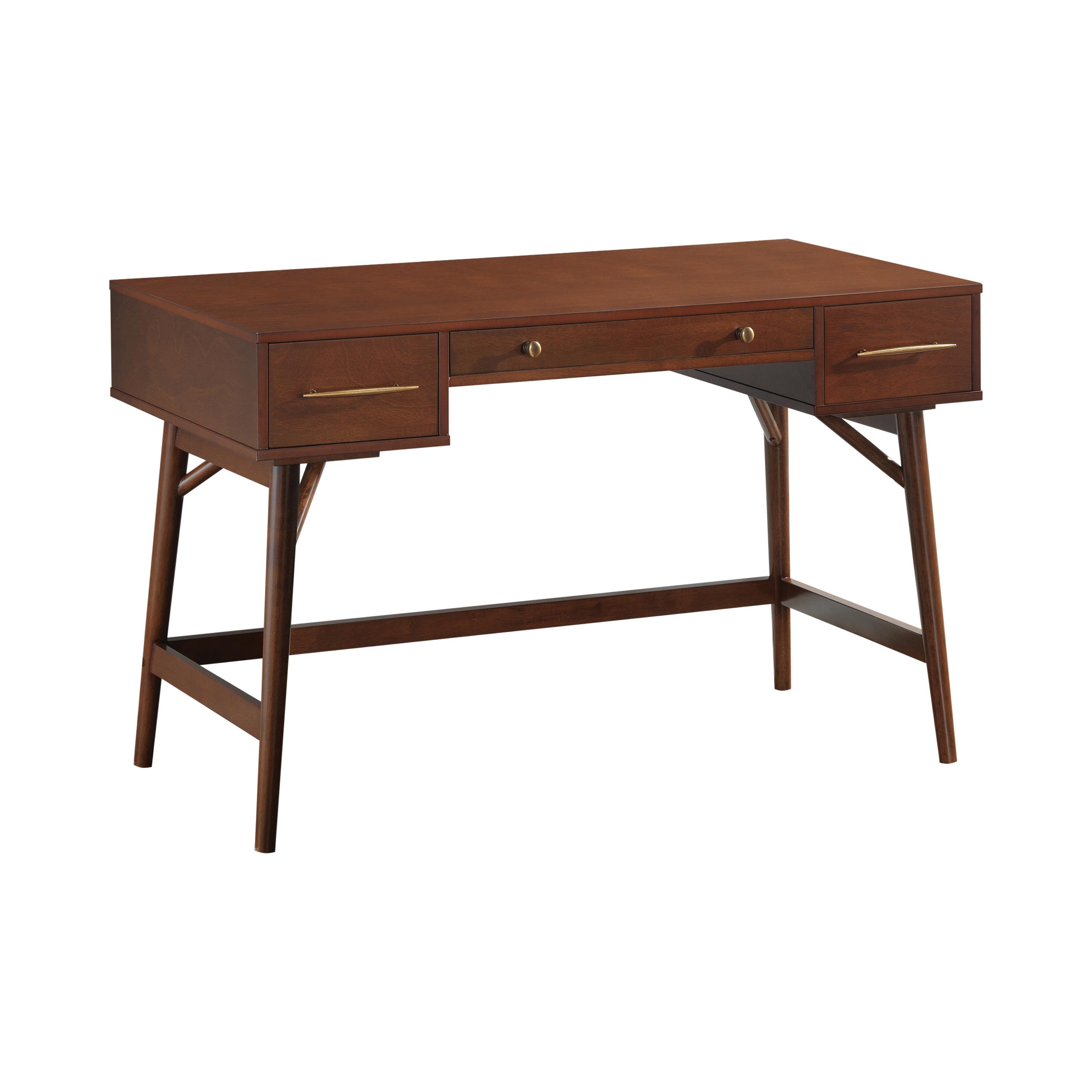 

    
Mid-century Modern Walnut Rubberwood Writing Desk Coaster 800744 Mugga
