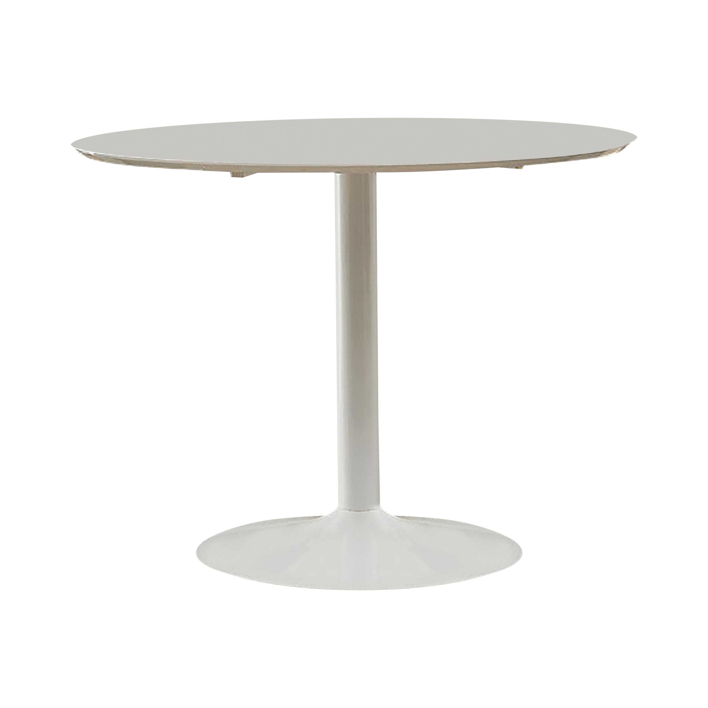 Modern Dining Table 105261 Lowry 105261 in White 
