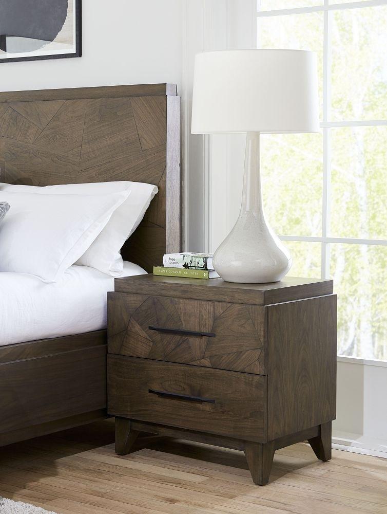 

    
 Shop  Mid-Century Wild Oats Brown Panel Queen Bedroom Set 3Pcs BRODERICK by Modus Furniture

