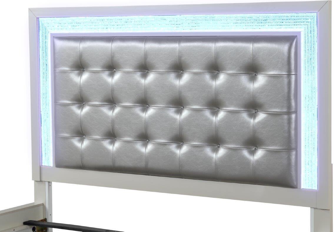 

    
Galaxy Home Furniture PASSION Platform Bed White PASSION-EK

