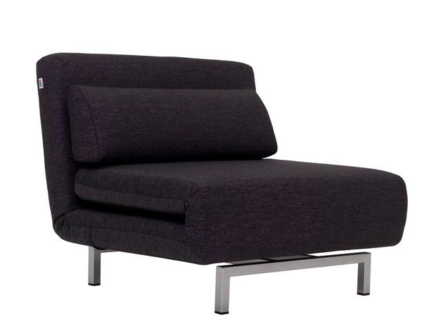 Contemporary Sofa bed LK06-1 SKU176016 in Black Fabric