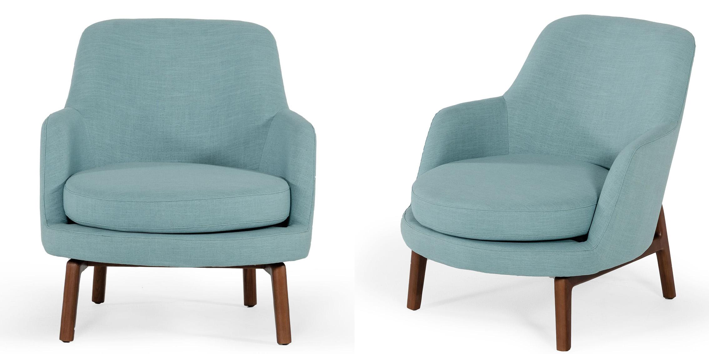 

    
Mint Green Fabric Accent Chair Set 2Pcs Modrest Metzler VIG Modern Mid-Century
