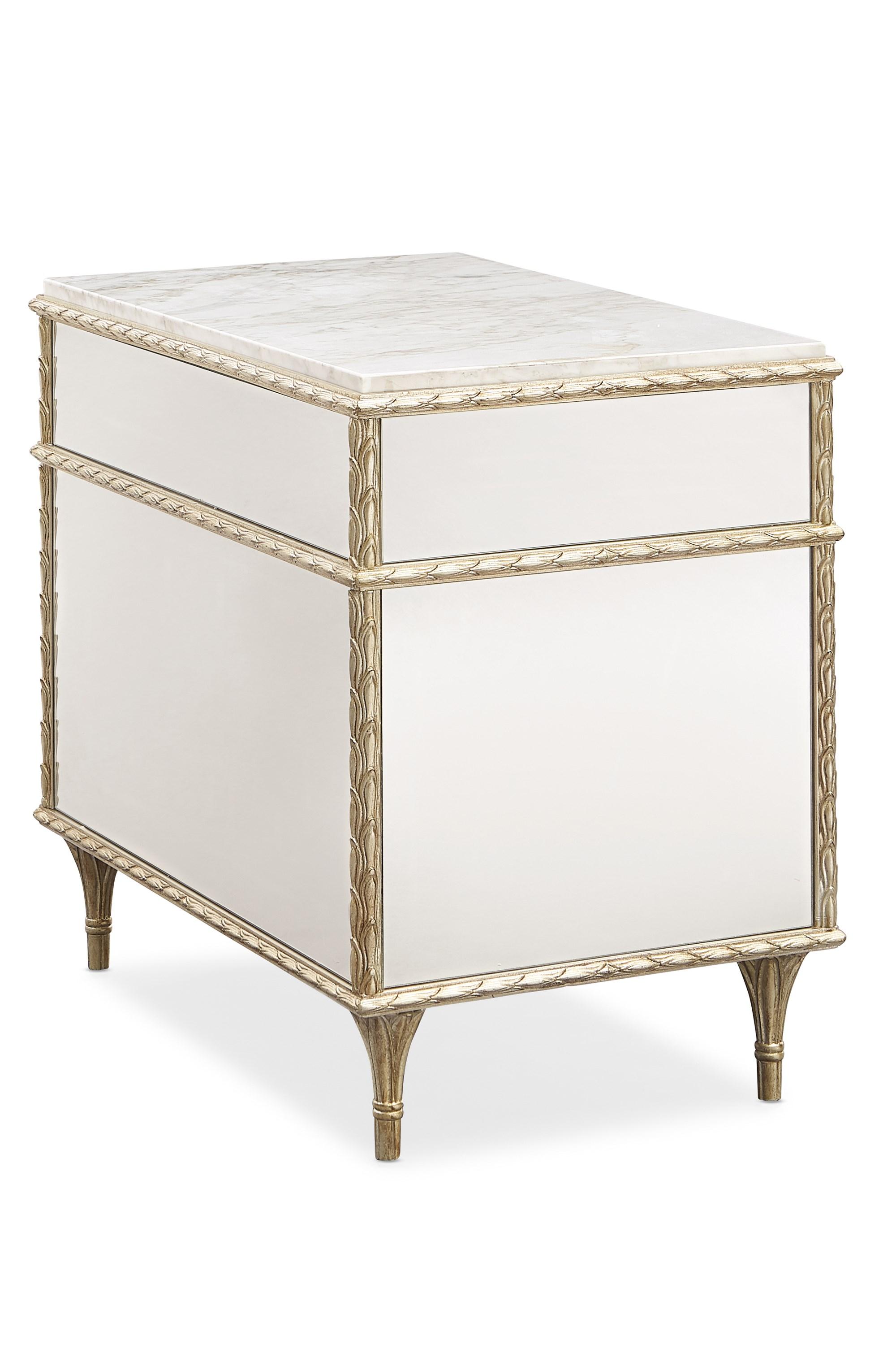 

        
Caracole FONTAINEBLEAU End Table Set White/Gold  662896029963
