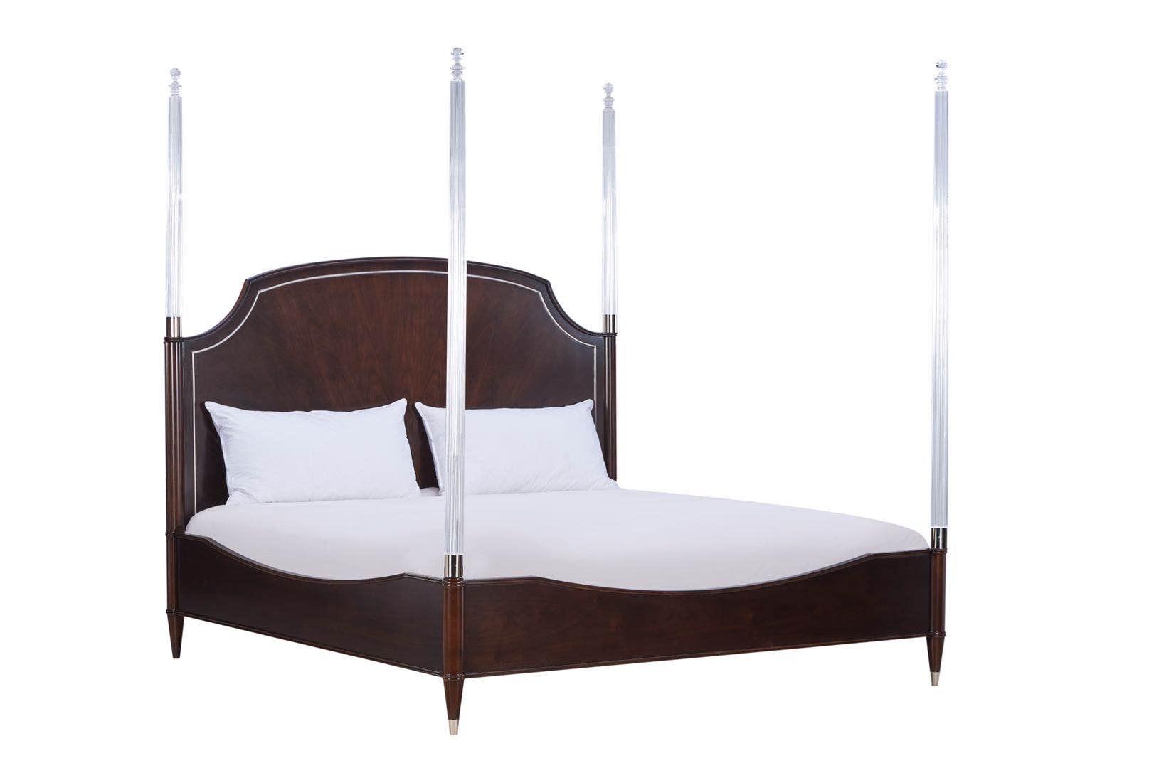 

    
Mocha Walnut & Soft Silver Paint Finish CAL King Bed Set 3Pcs SUITE DREAMS W/POST / SUITE YOURSELF by Caracole
