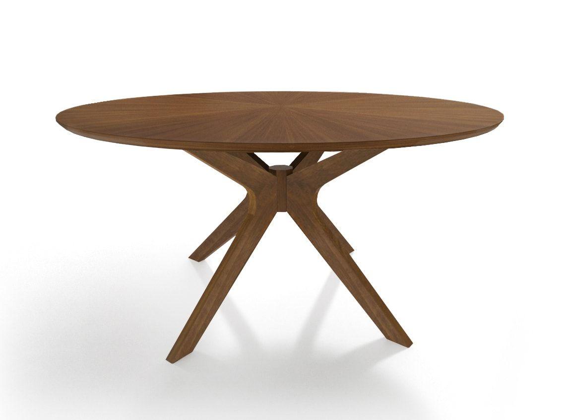 

    
Modern 59"W Round Walnut Dining Table + 6 Chairs by VIG Modrest Prospect
