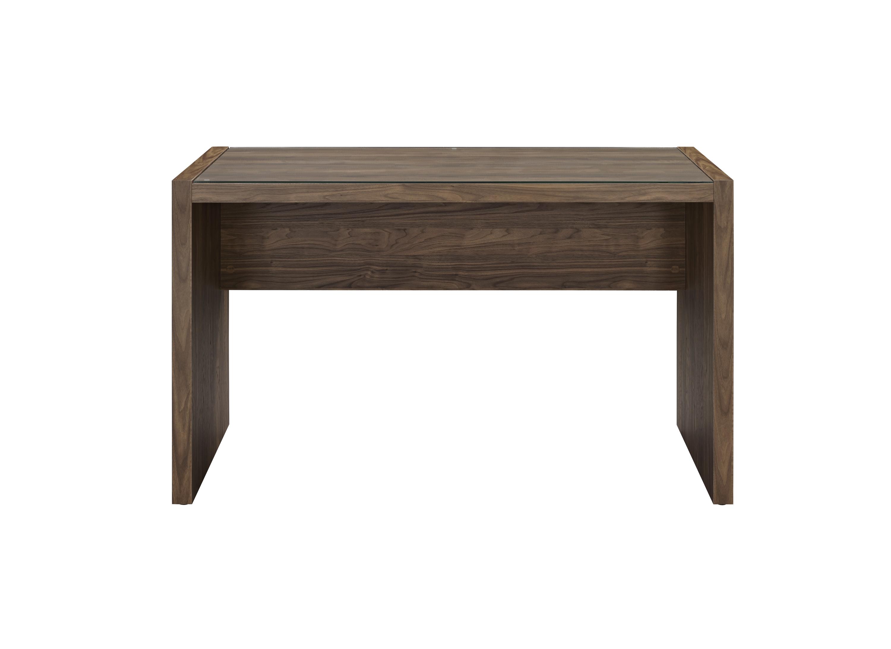 

    
Modern Aged Walnut Finish Wood Writing Desk Coaster 805621 Luetta
