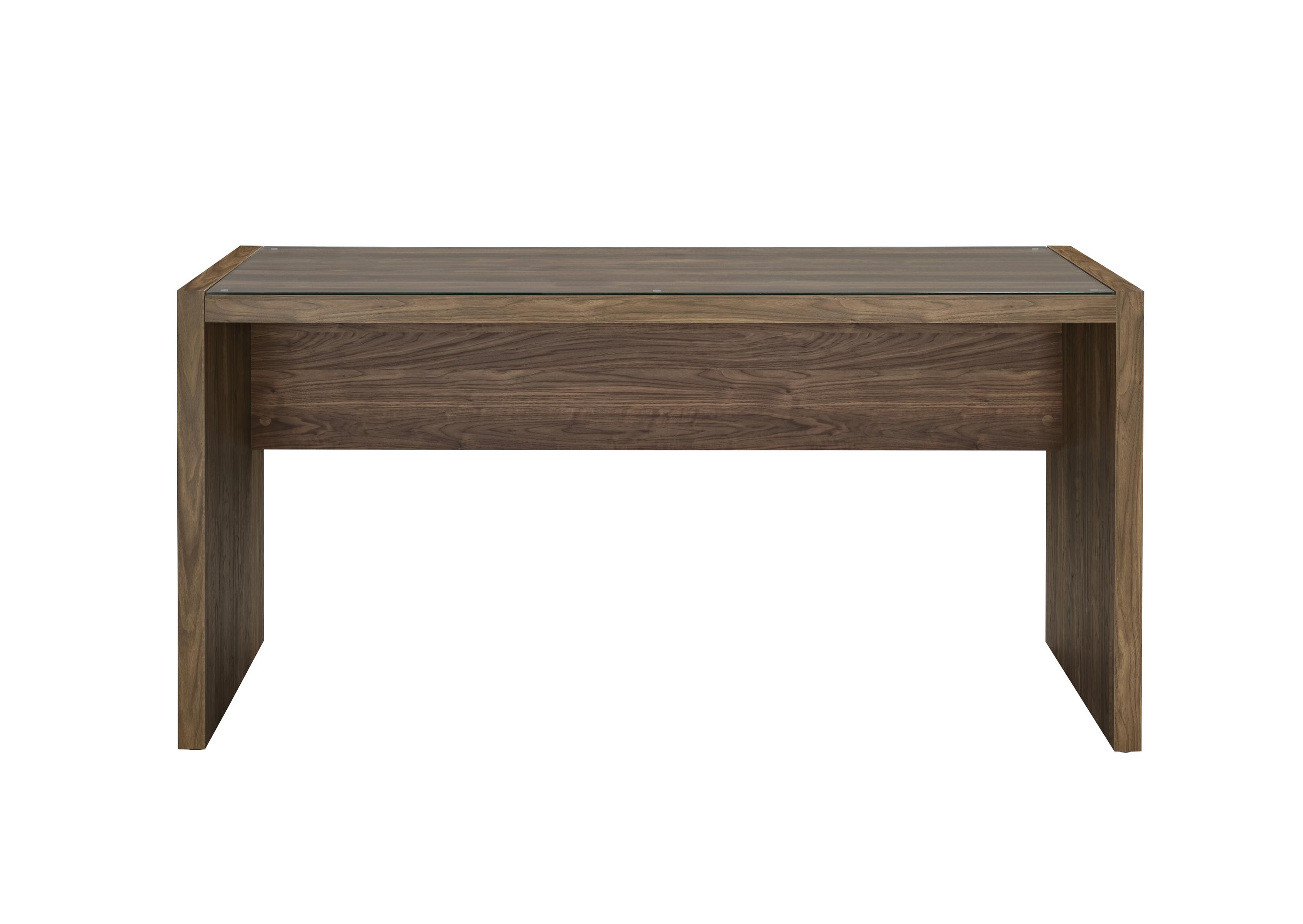 

    
Modern Aged Walnut Finish Wood Writing Desk Coaster 805622 Luetta
