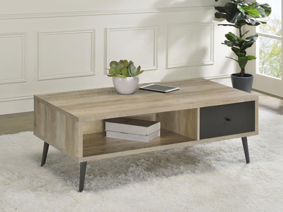 Modern Coffee Table Welsh Coffee Table 701038-CT 701038-CT in Gray 