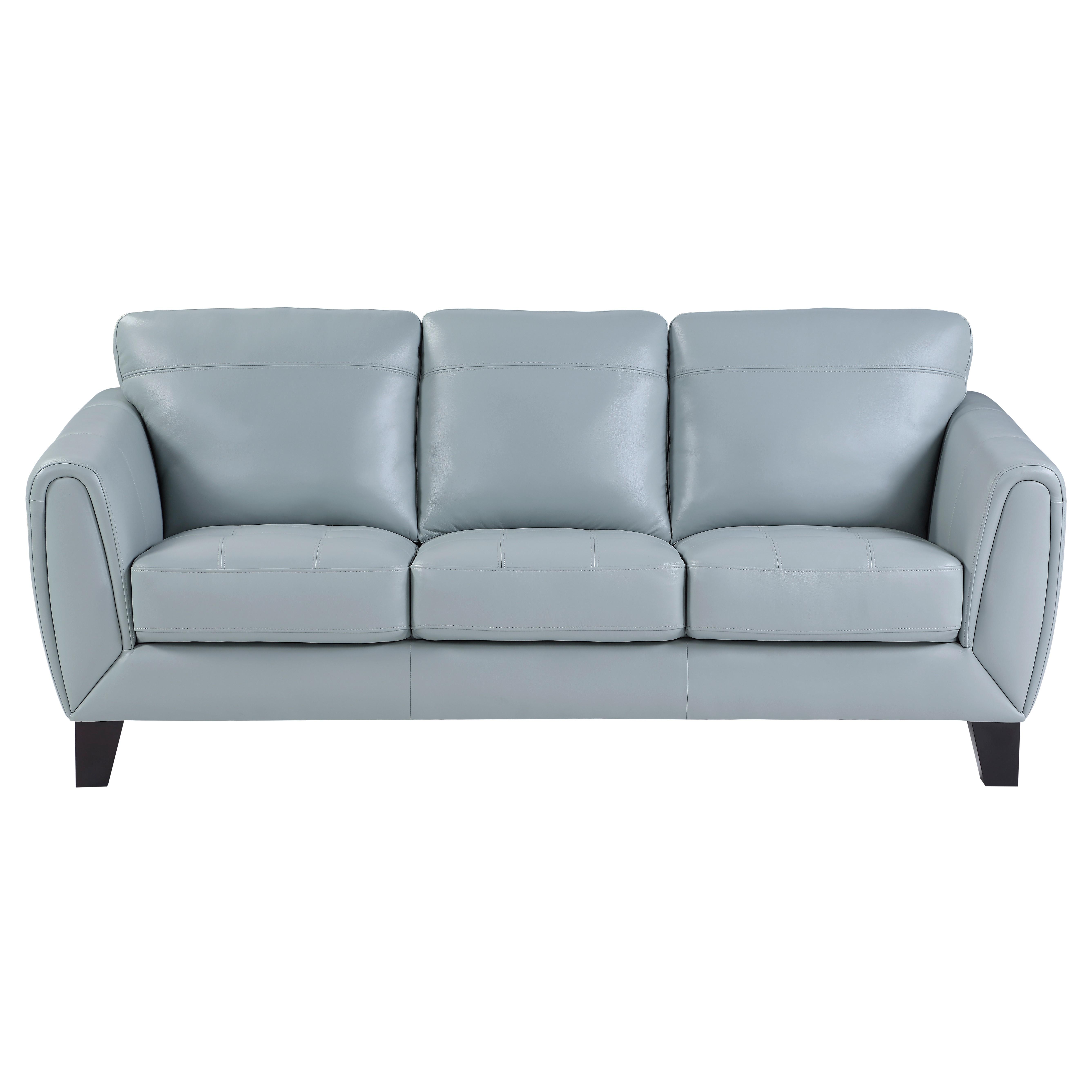 

    
Modern Aqua Leather Living Room Set 3pcs Homelegance 9460AQ Spivey
