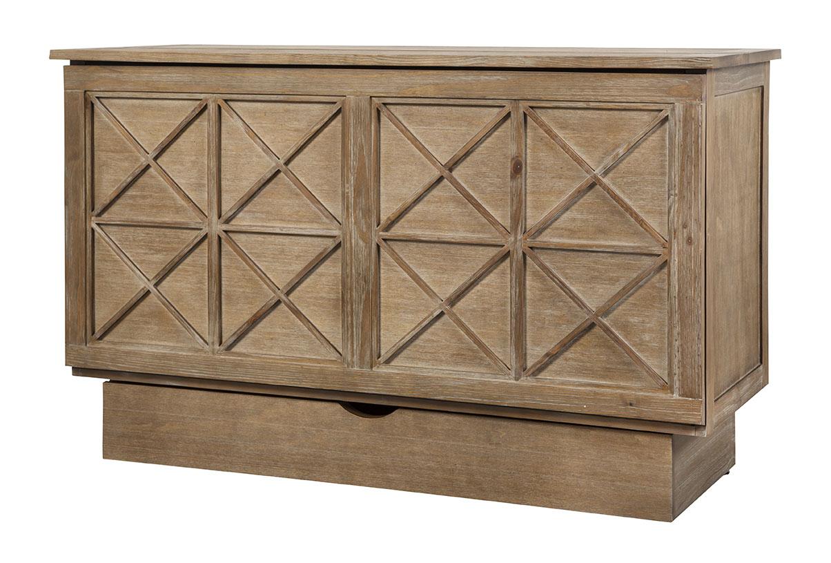 

    
Modern Ash Wood Queen Cabinet Bed FU CHEST Creden-ZzZ Essex Ash 513-15-CB
