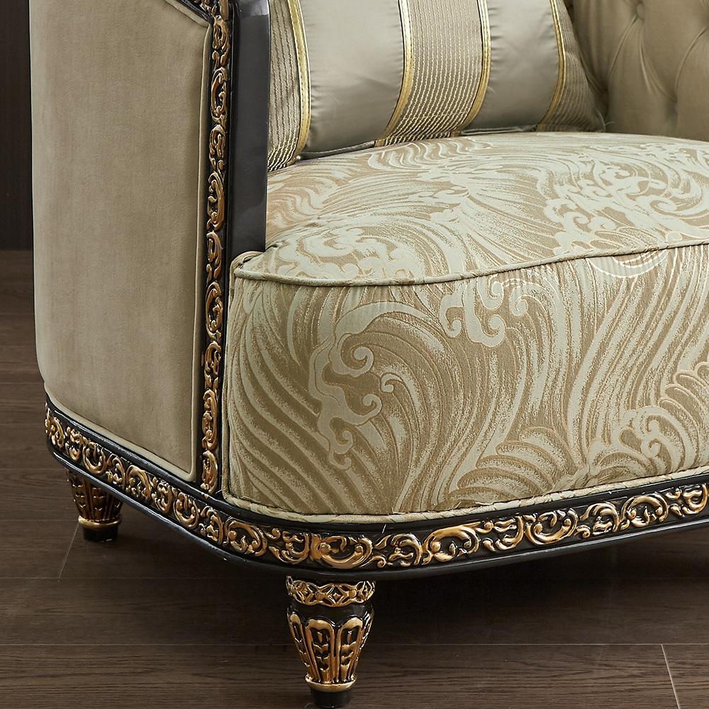 

    
Homey Design Furniture HD-9010 Armchair Gold/Beige HD-C9010
